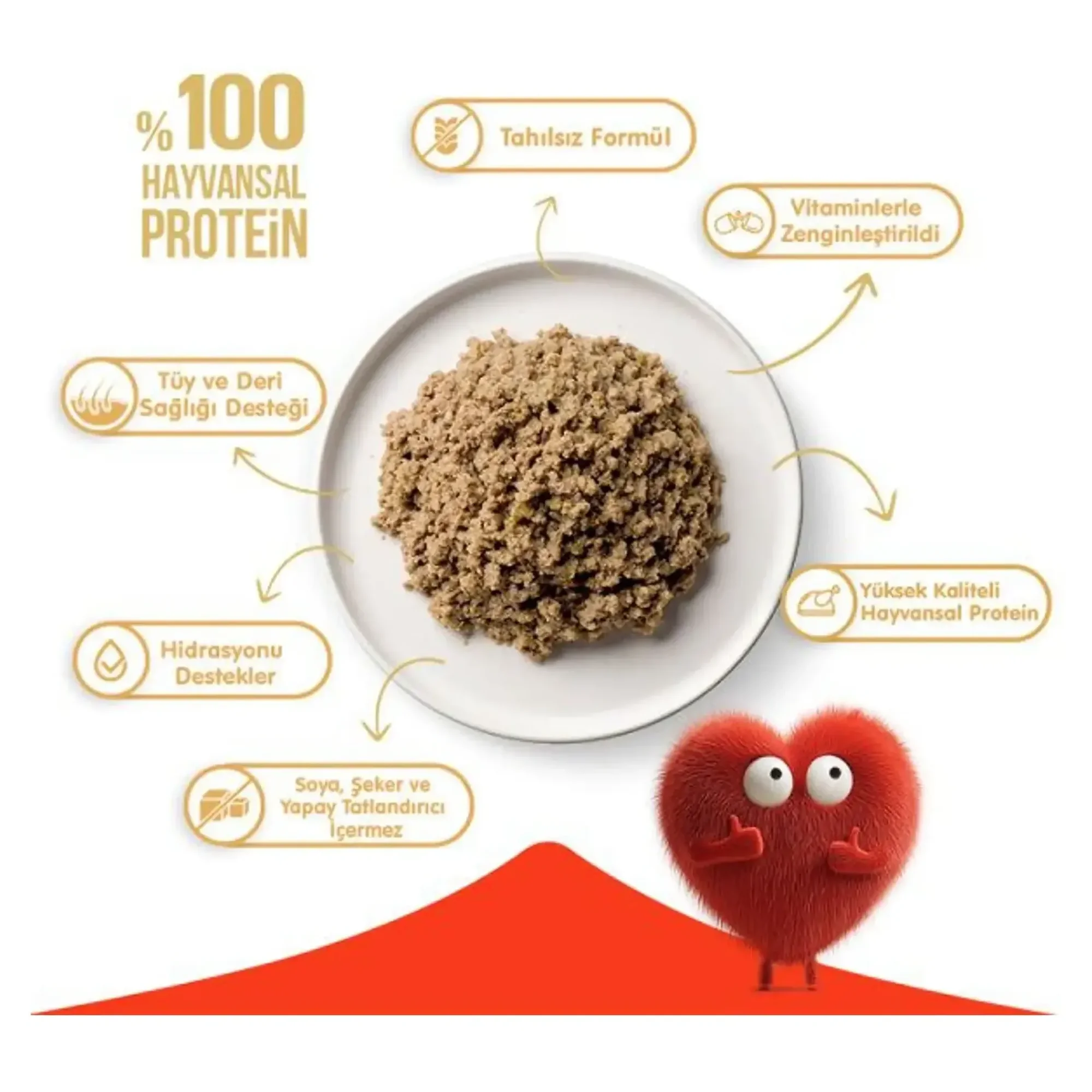 Wanpy Wanpy Tahılsız %100 Gerçek Et Ton Balıklı Kedi Konservesi 375 G — Normal, 400 g — Görsel 2