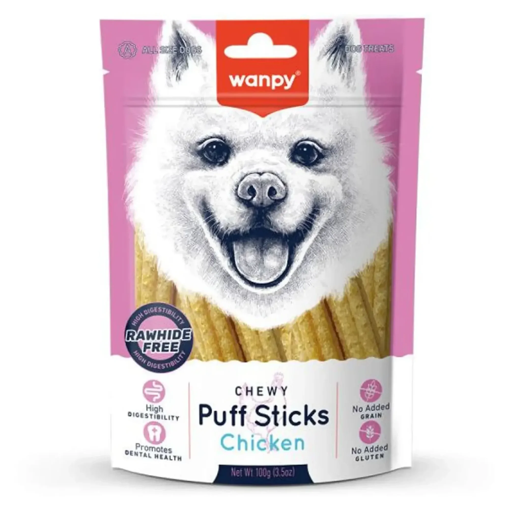 Wanpy Wanpy Tahılsız Tavuklu Köpek Çiğneme Ödülü 100G