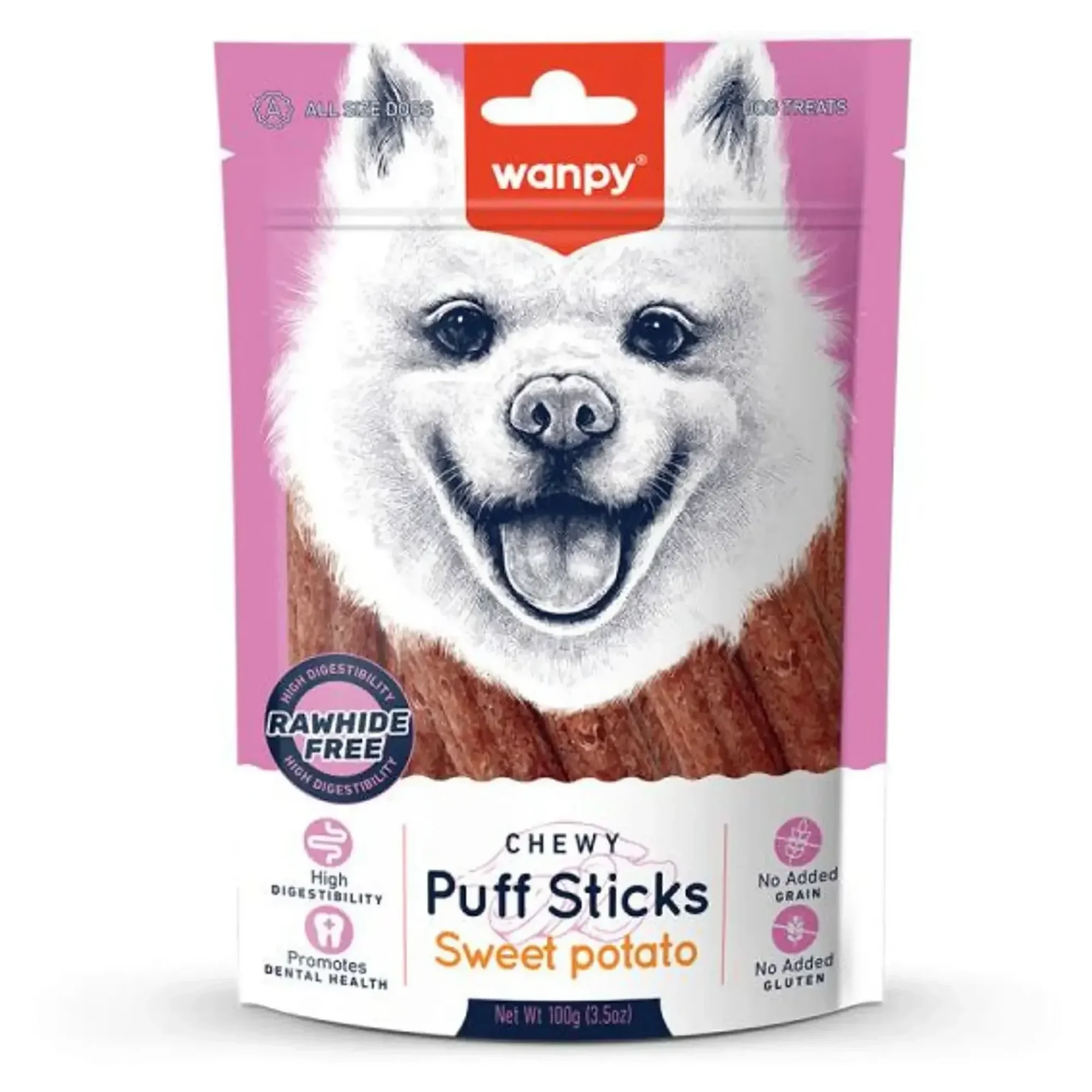Wanpy Wanpy Tahılsız Tatlı Patatesli Köpek Çiğneme Ödülü 100g