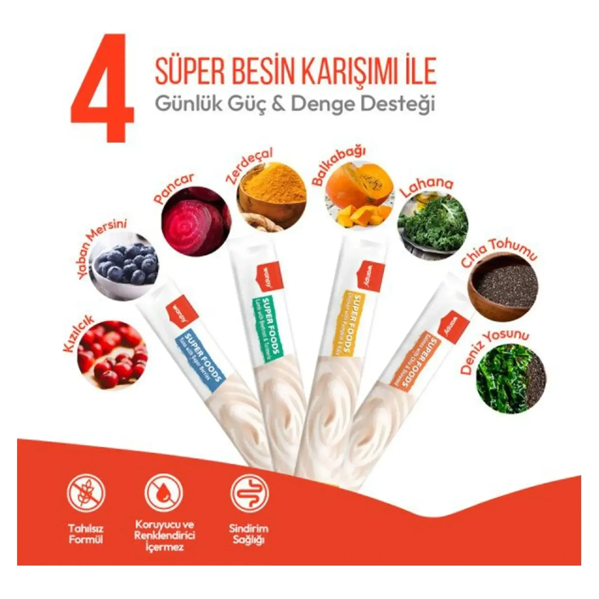 Wanpy Wanpy Superfood Somon, Chia ve Deniz Yosunu Krema Kedi Ödülü 5x14 G — Ödül Maması — Görsel 4