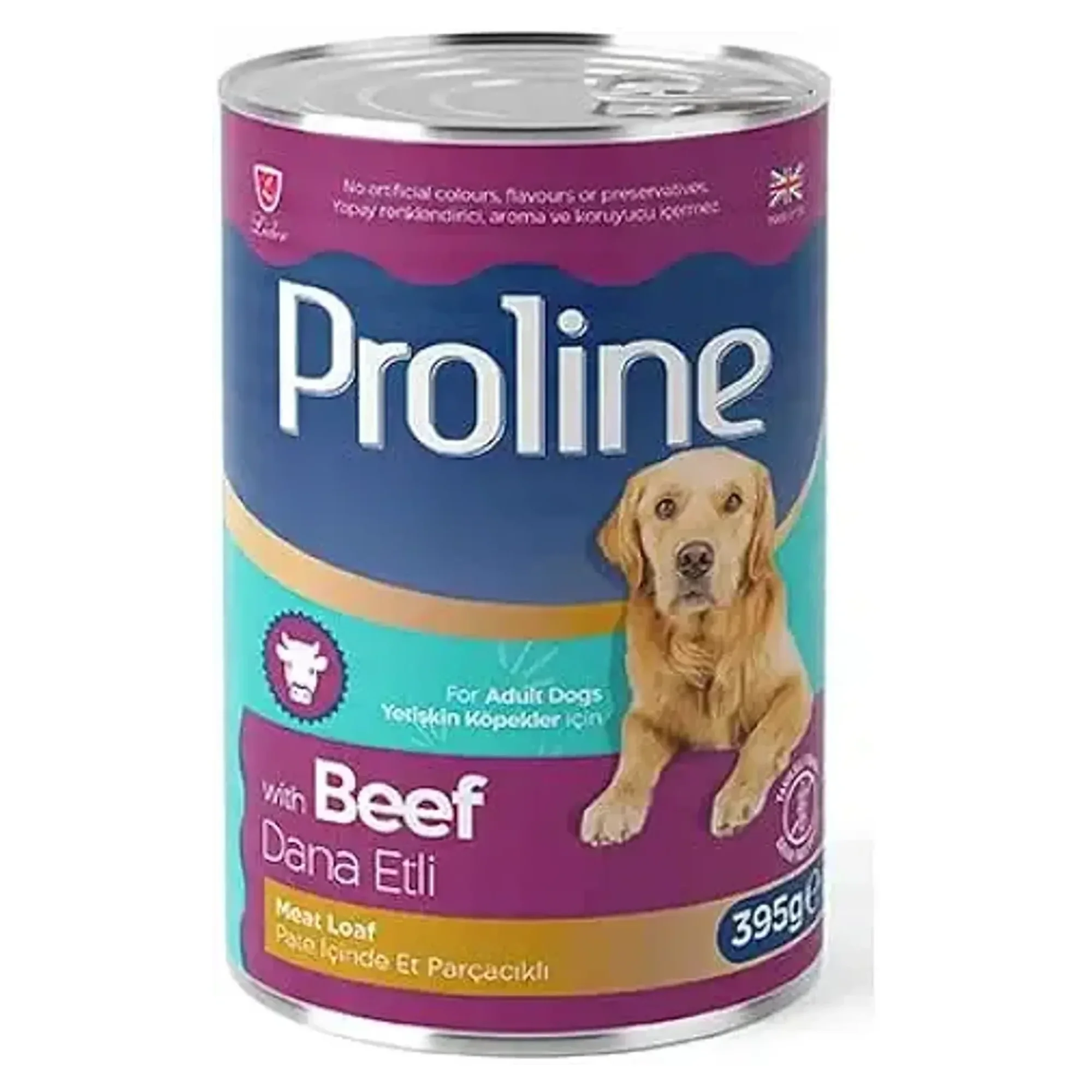 Proline Pate içinde Et Parçacıklı Dana Etli Yetişkin Köpek Maması 395 G