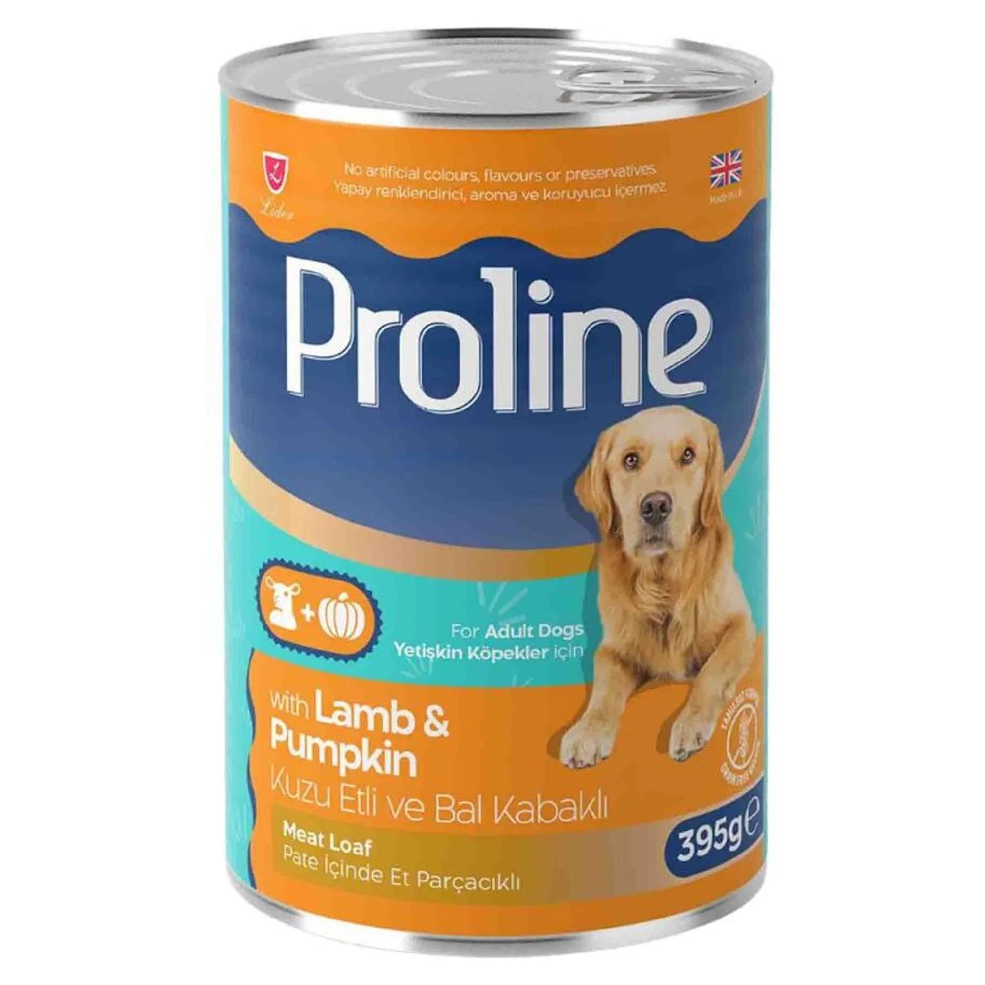 Proline Pate içinde Et Parçacıklı Kuzu Etli ve Bal Kabaklı Yetişkin Köpek Maması 395 G