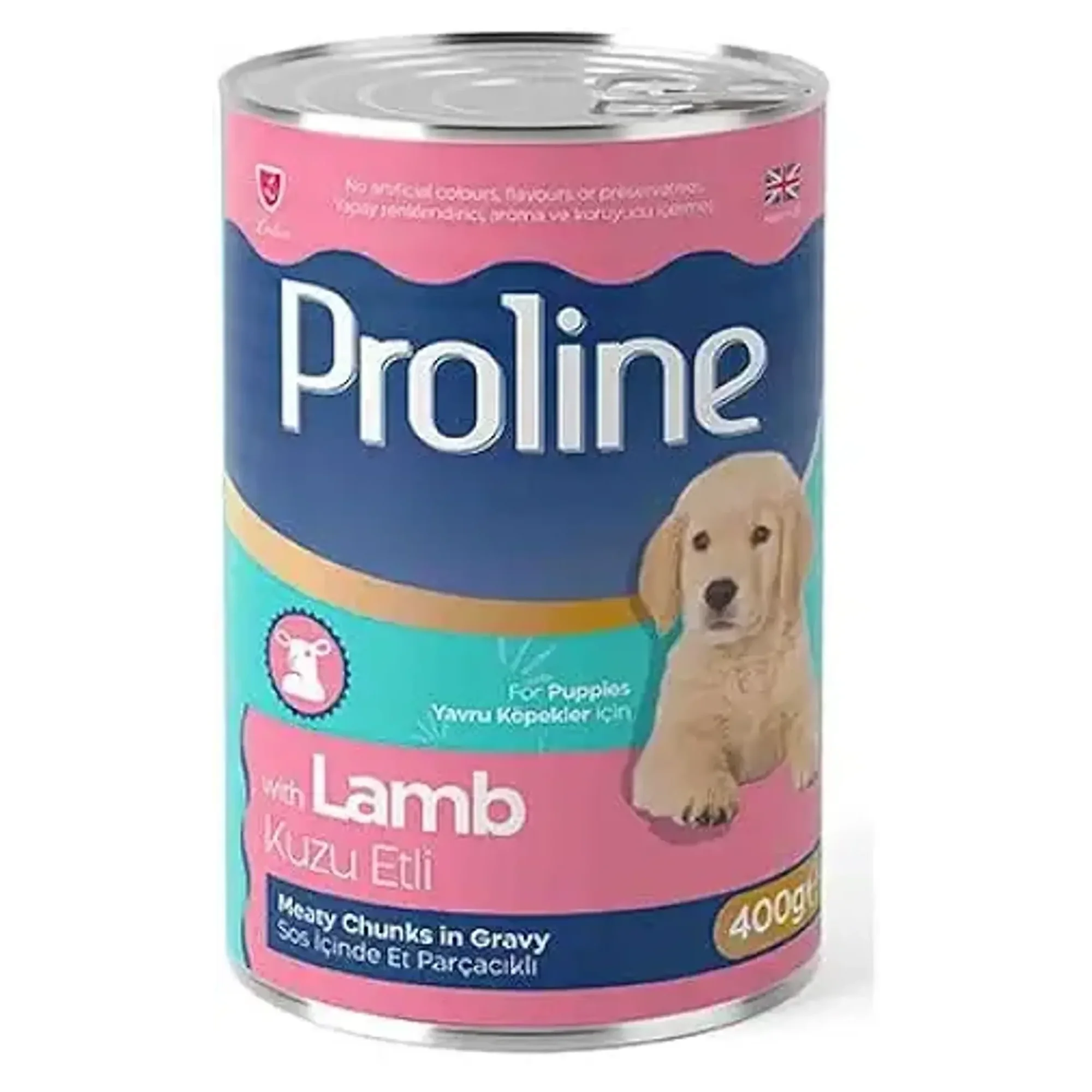 Proline Sos içinde Et Parçacıklı Kuzu Etli Yavru Köpek Maması 400 G