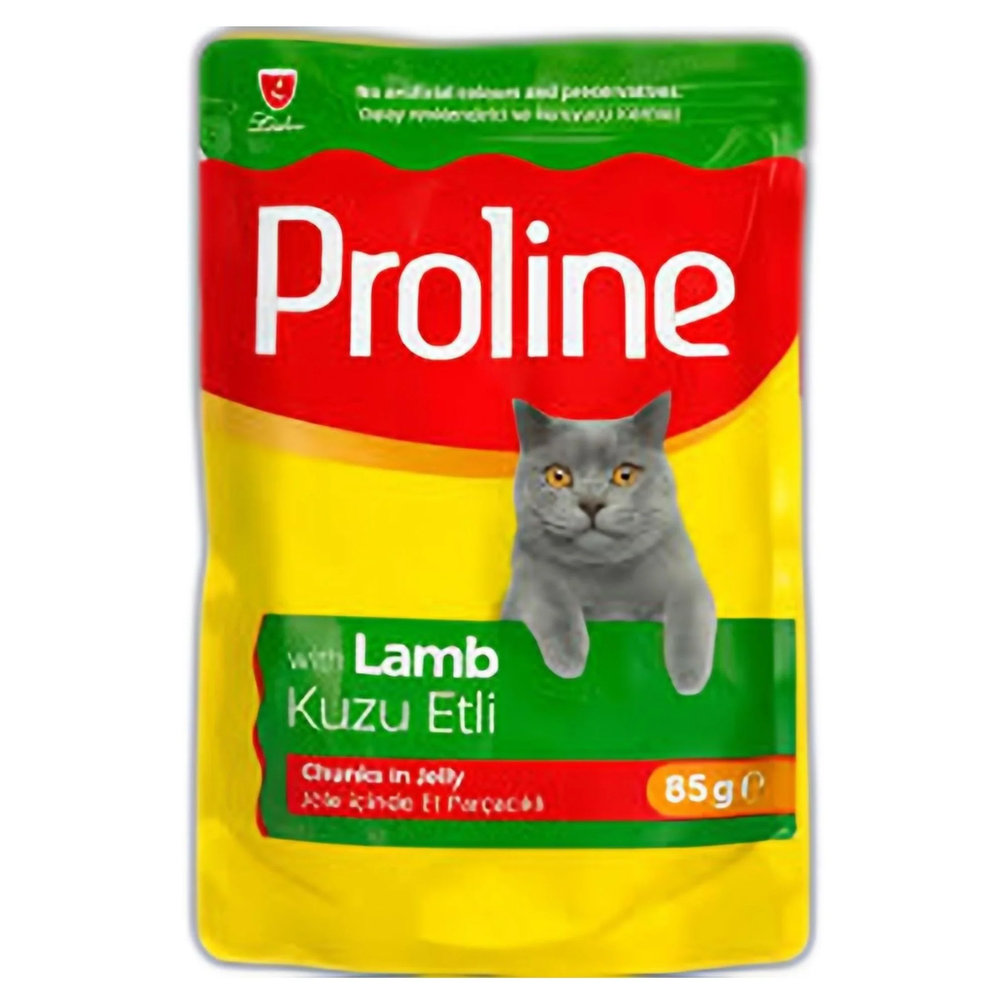 Proline Pouch Jöle İçinde Et Parçacıklı Kuzu Etli Yetişkin Kedi Maması 85 G