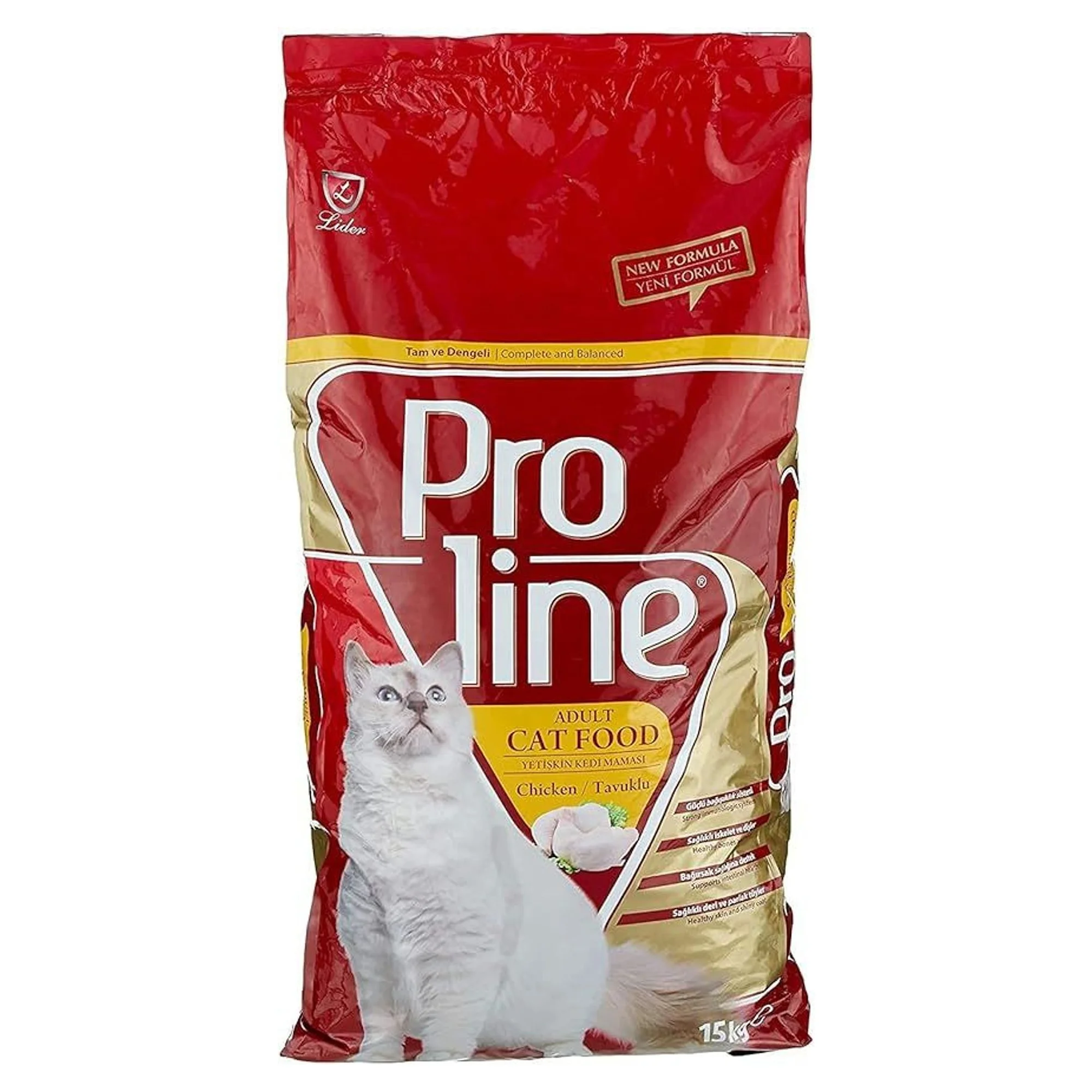 Proline Proline Tavuklu Yetişkin Kedi Maması 15 KG