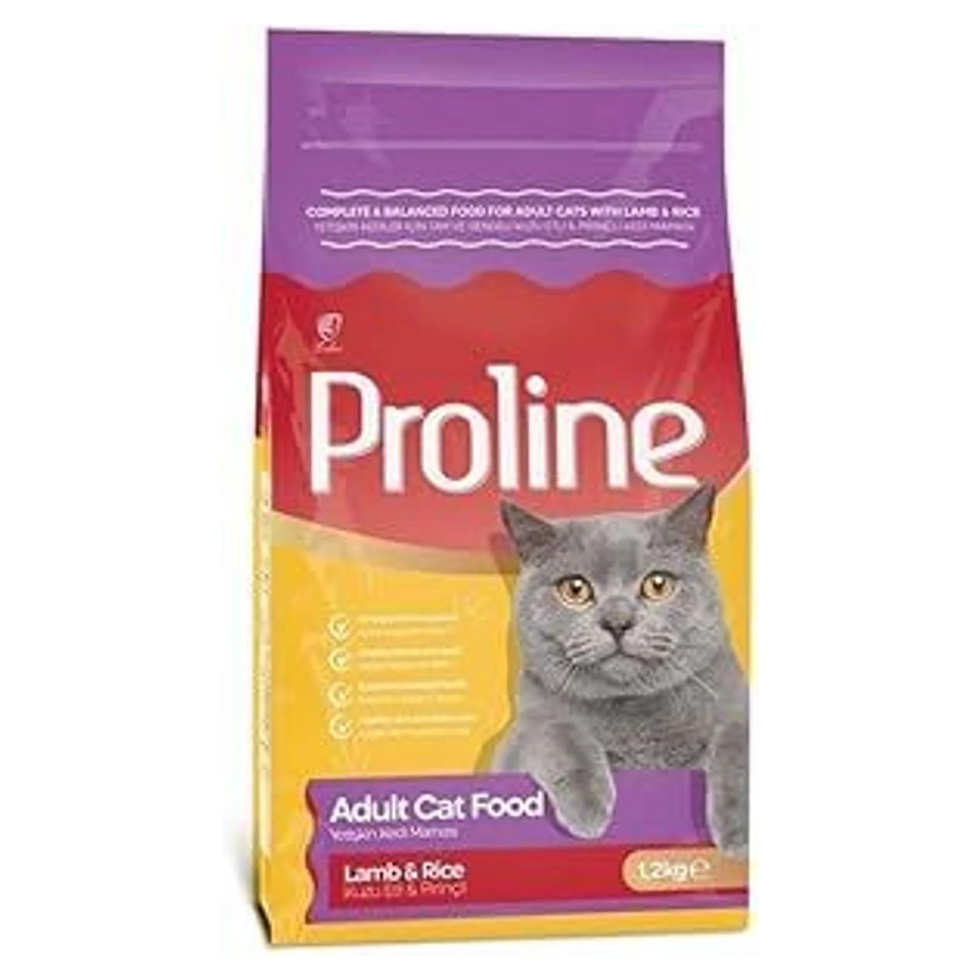 Proline Kuzu Etli Yetişkin Kedi Maması 1.2 KG 