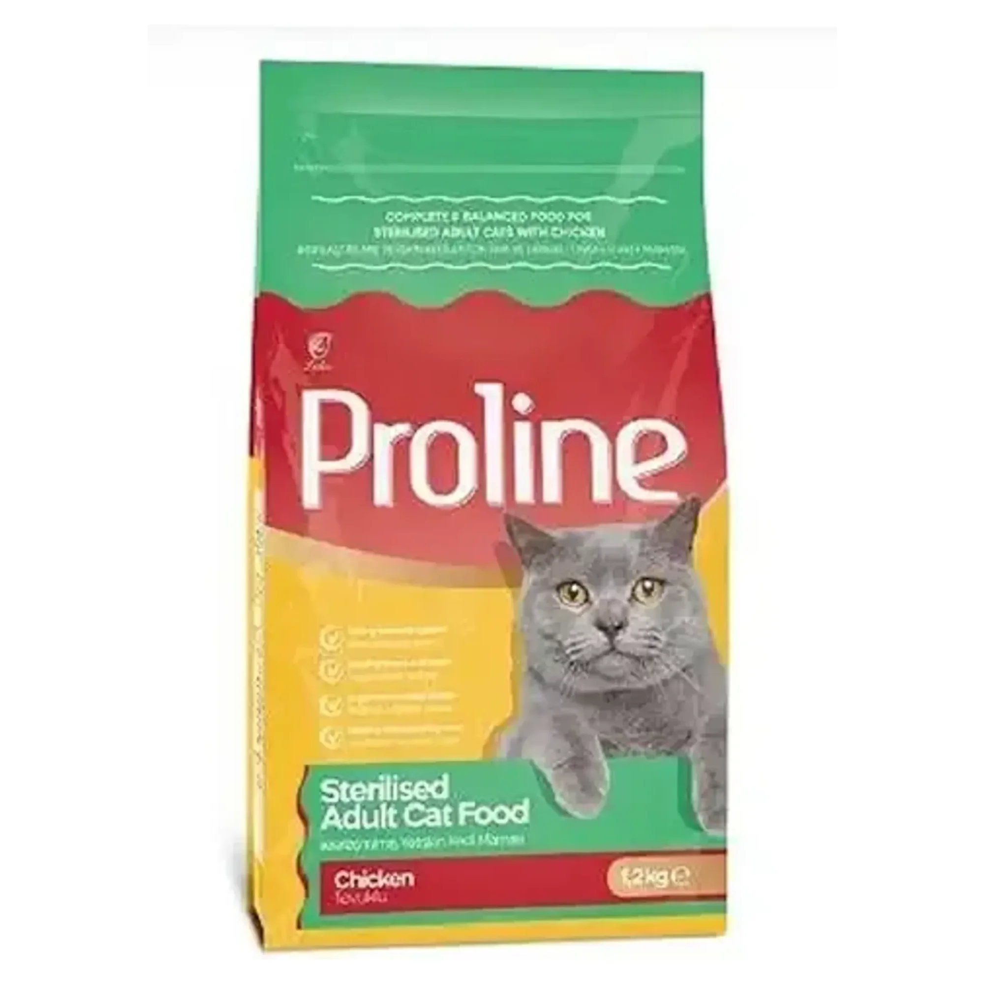 Proline Tavuklu Kısırlaştırılmış Yetişkin Kedi Maması 1.2 KG 