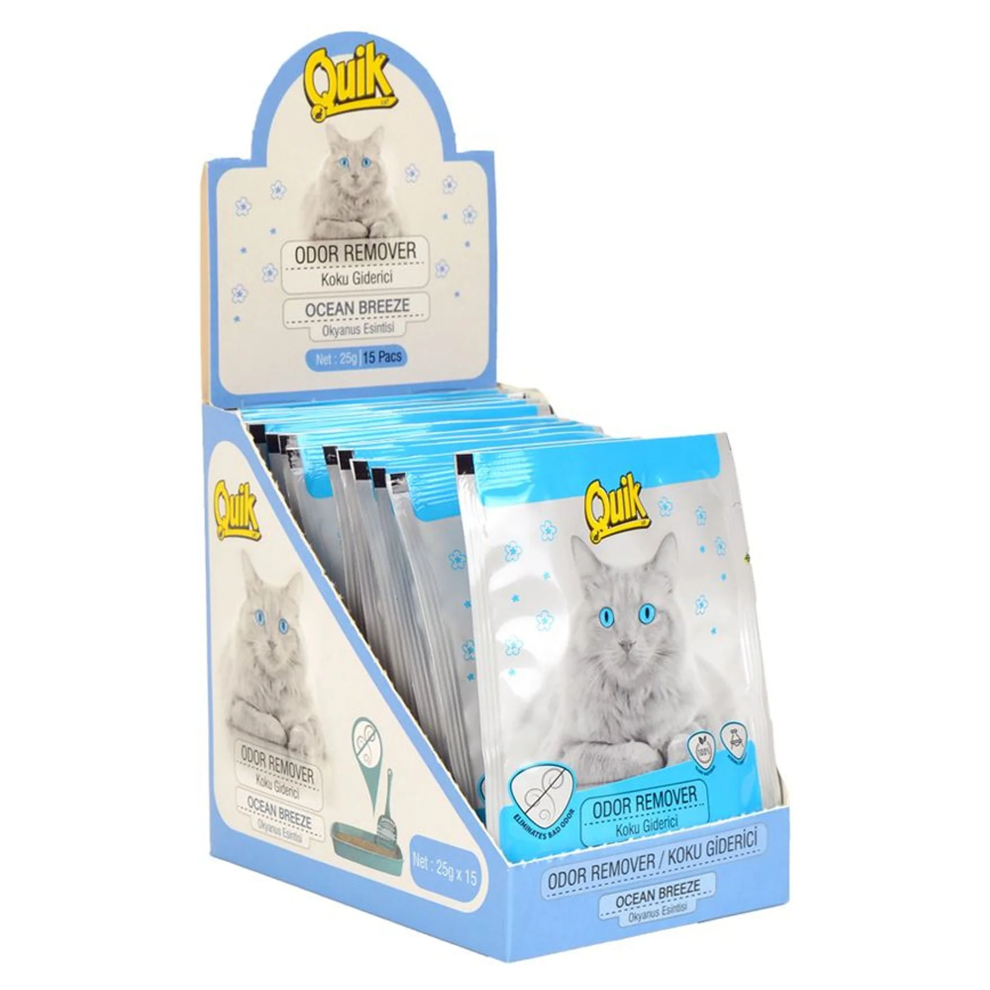 Quik Quik Okyanus Esintili Koku Giderici 15x25 G — Leke ve Koku Gidericiler — Görsel 2