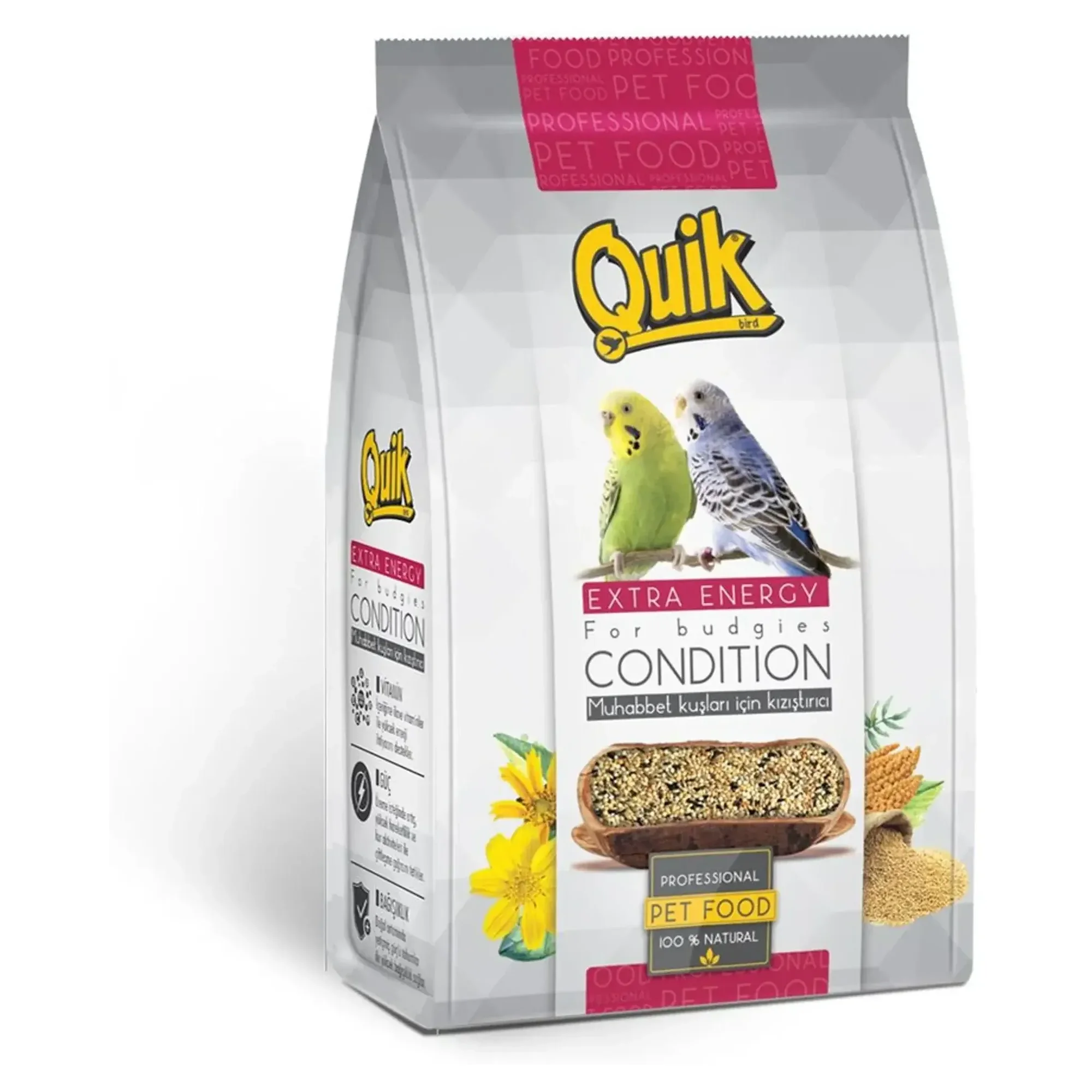 Quik Quik Kızıştırıcı Muhabbet Kuşu Yemi 150 G — Muhabbet Kuşu Yemleri, 155 g — Görsel 3