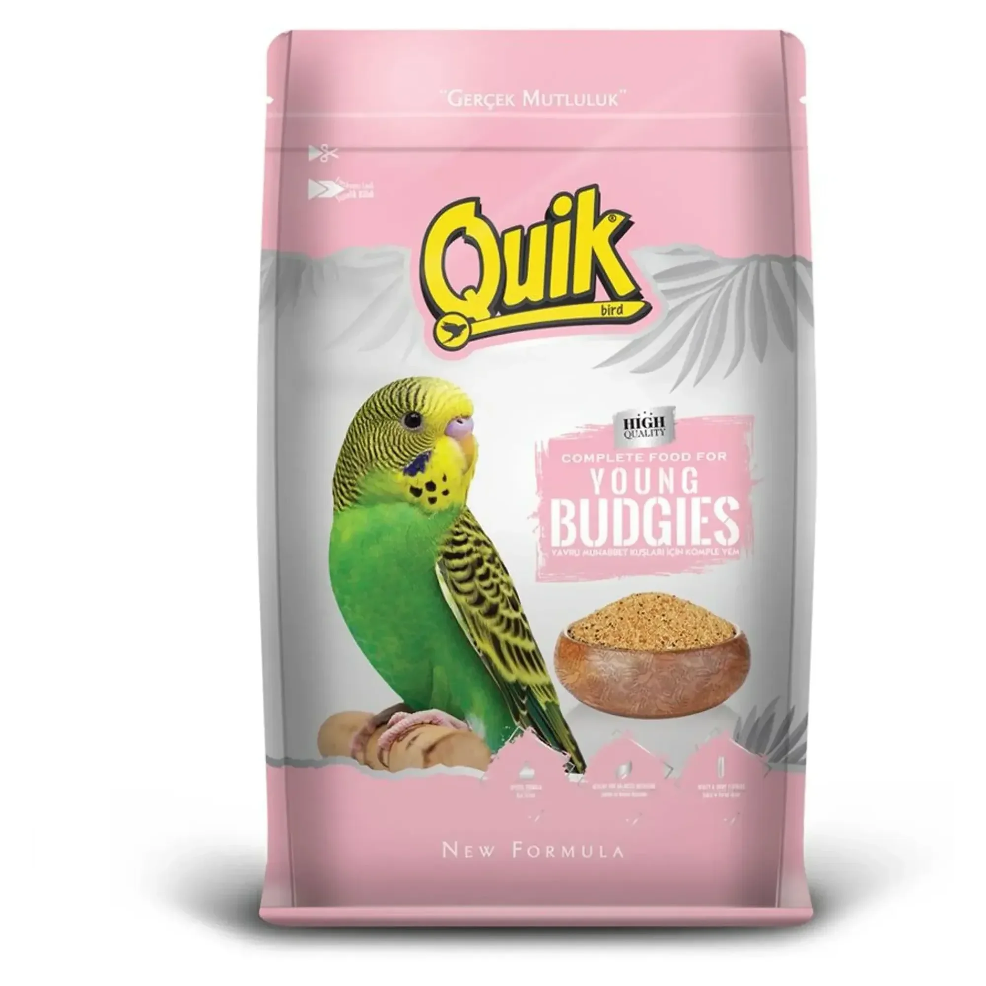Quik Quik Junior Yavru Muhabbet Yemi 400 G — Muhabbet Kuşu Yemleri, 410 g — Görsel 4