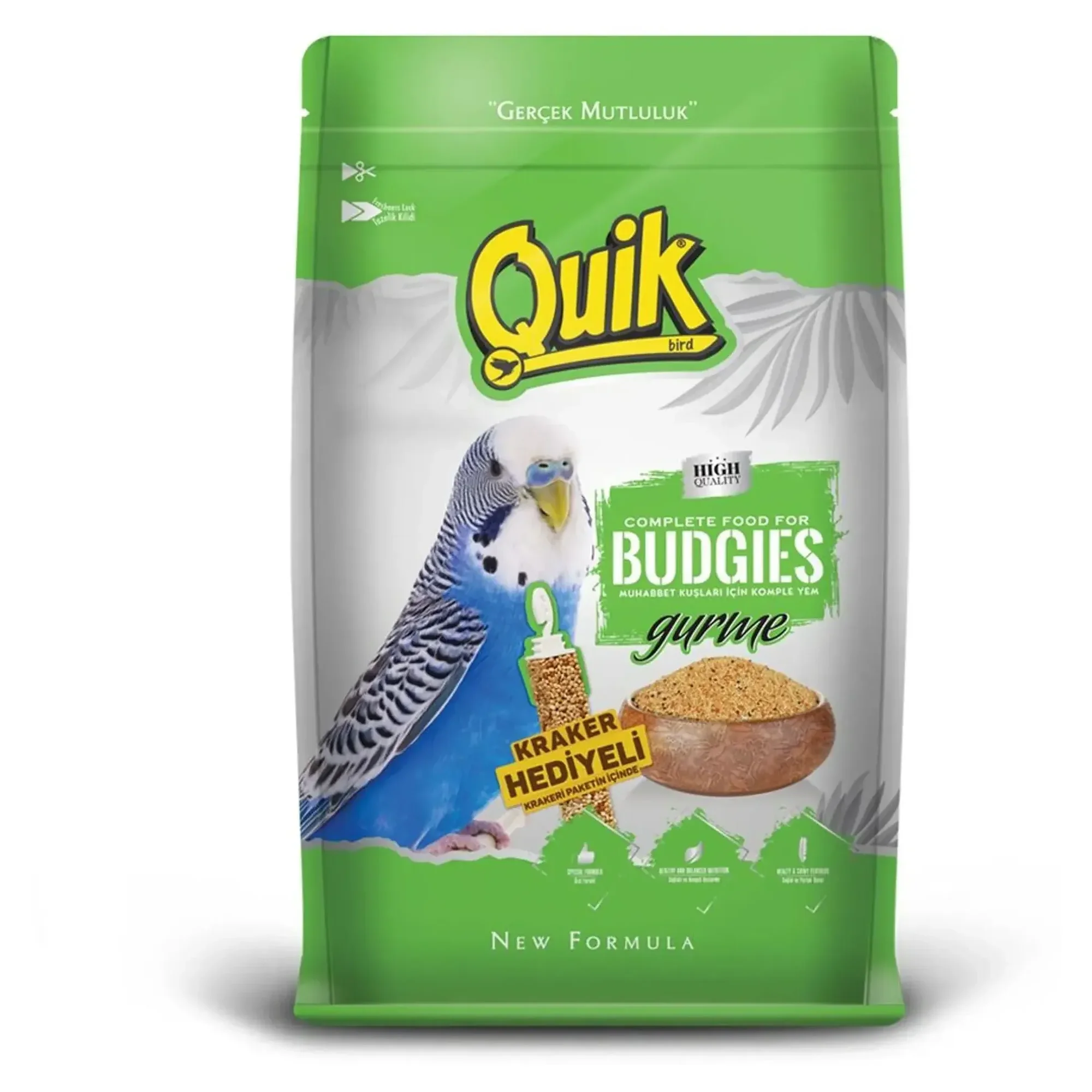 Quik Quik Gurme Muhabbet Yemi 500 G — Muhabbet Kuşu Yemleri, 565 g — Görsel 4