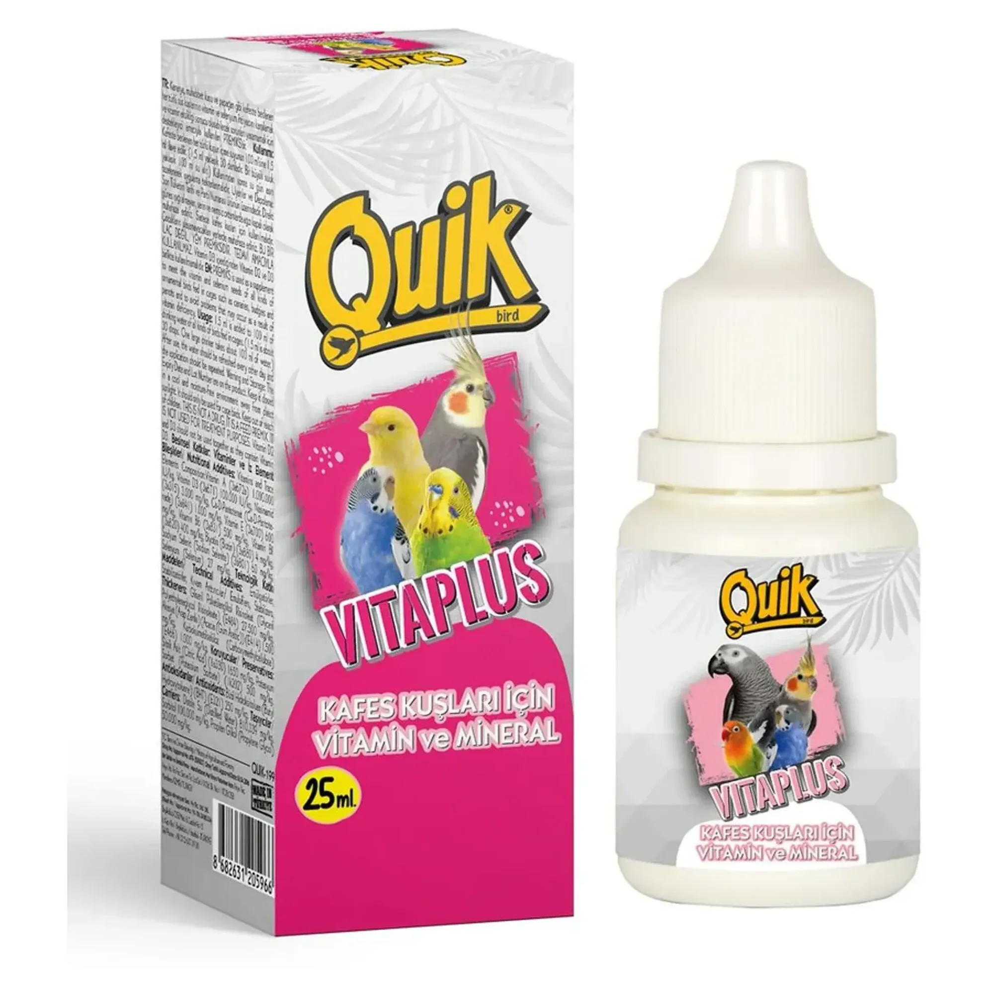 Quik Quik Vita Plus Kuş Vitamini 25 mL
