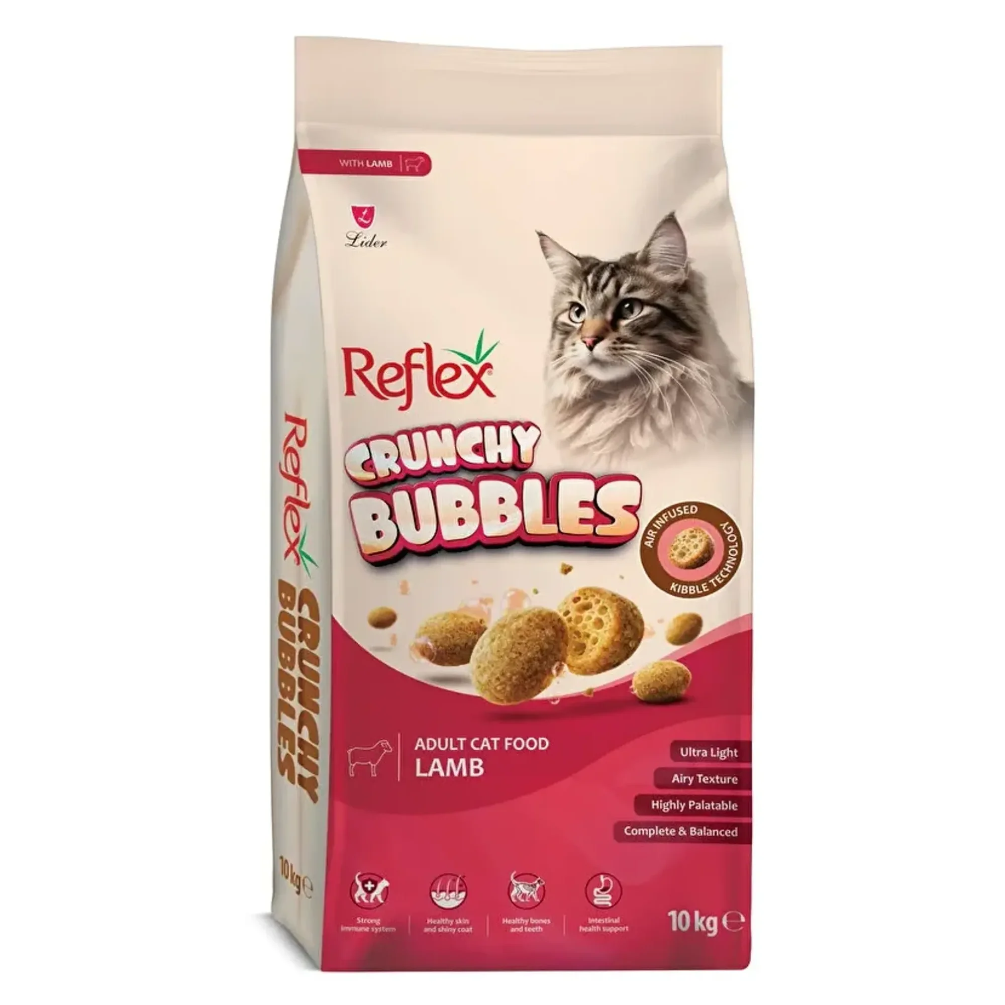 Reflex Crunchy Bubbles Kuzu Yetişkin Kedi Maması 10 KG — Normal, 10.1 kg — Görsel 4