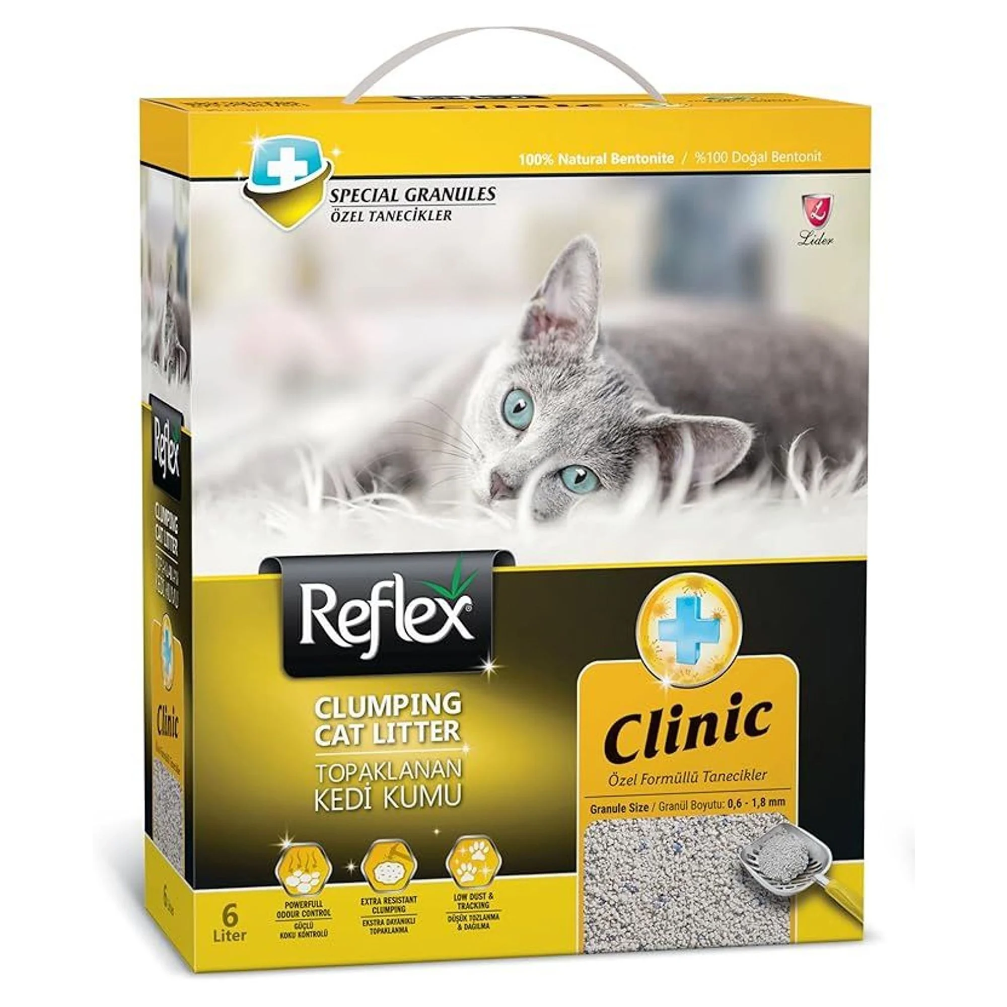 Reflex Clinic Bentonit Kedi Kumu 6 L