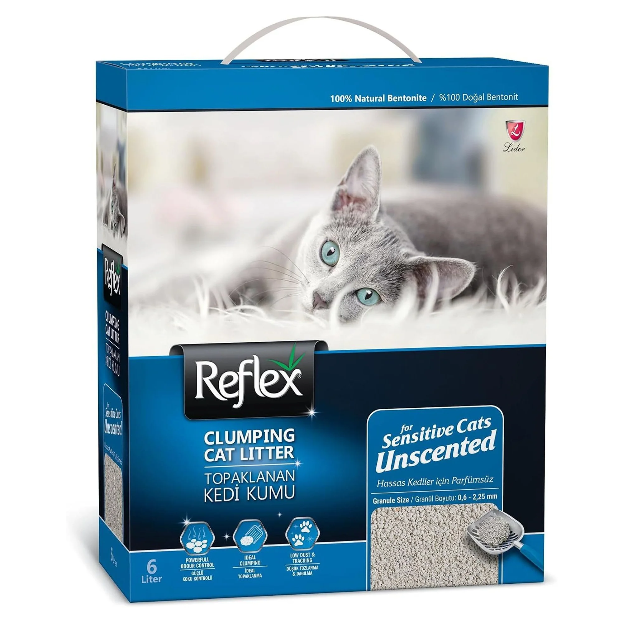 Reflex Kokusuz Bentonit Kedi Kumu 6 L