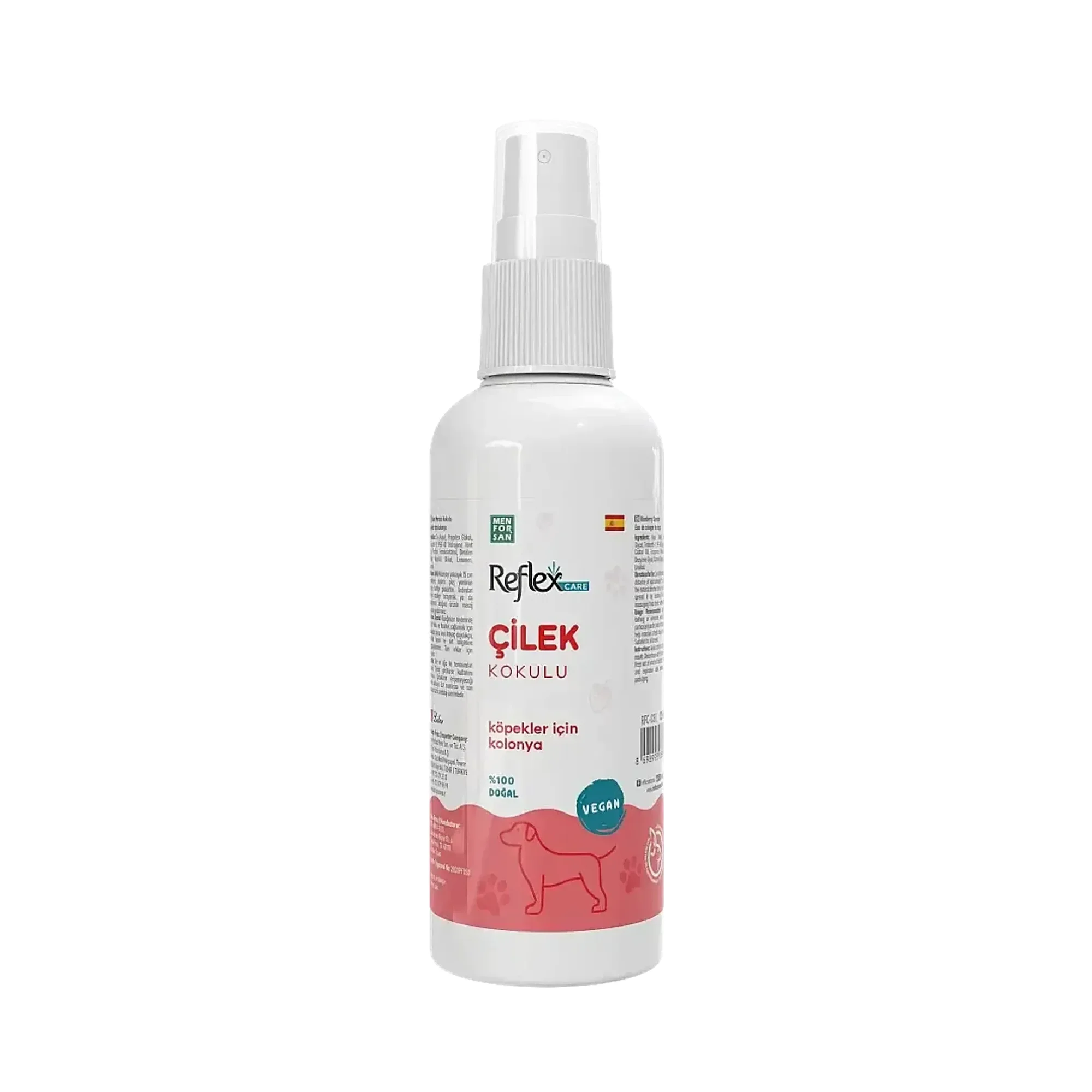Reflex Care Çilek Kokulu Köpek Kolonyası 125 mL