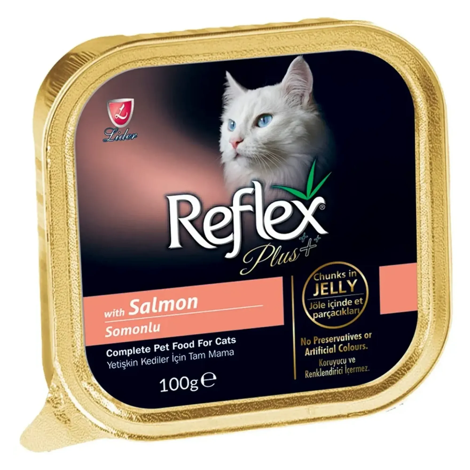 Reflex Plus Somonlu Kedi Konserve Jöle İçinde Aluminyum 100 G