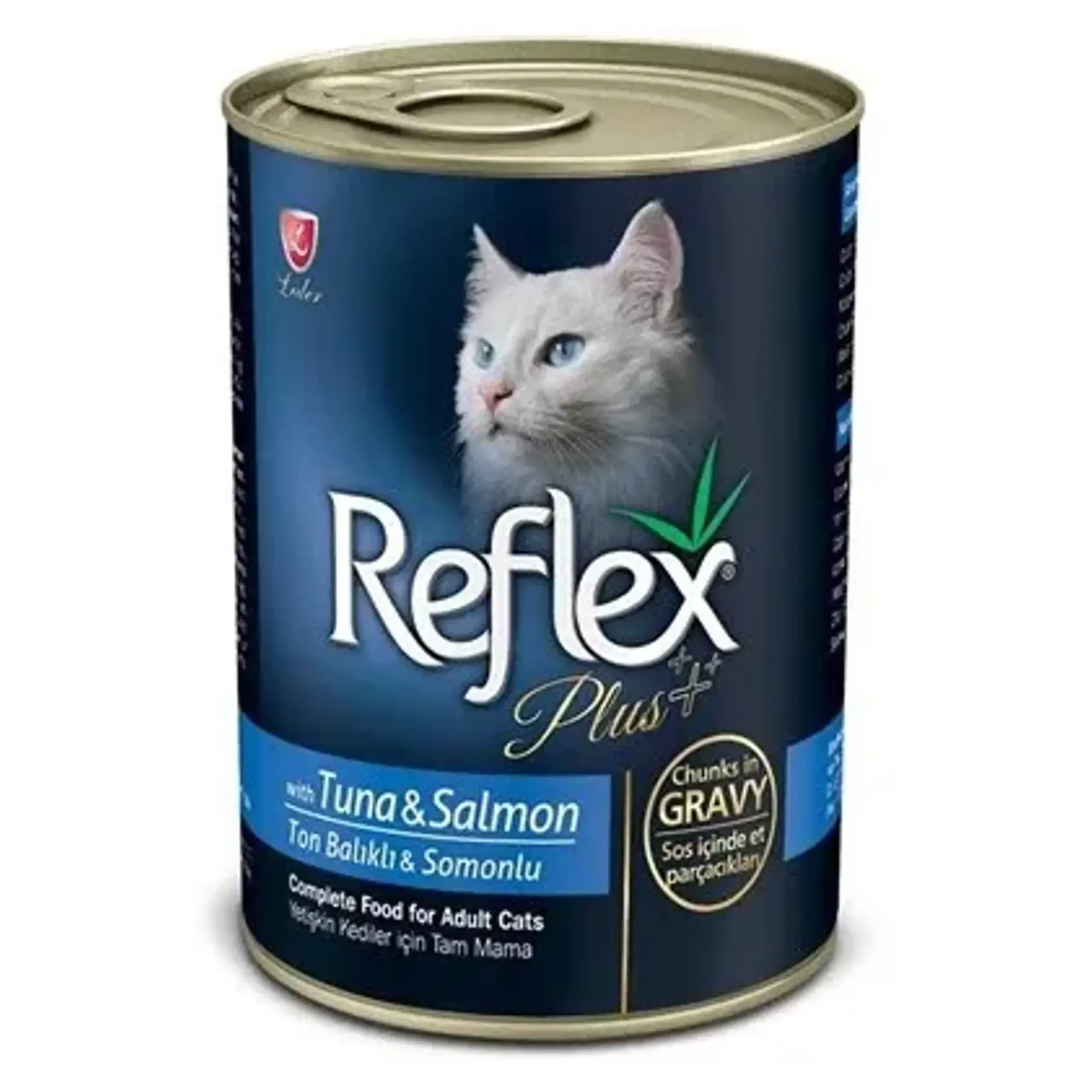 Reflex Reflex Kedi Konserve Tuna&Somon Chunks in Gravy 400 G