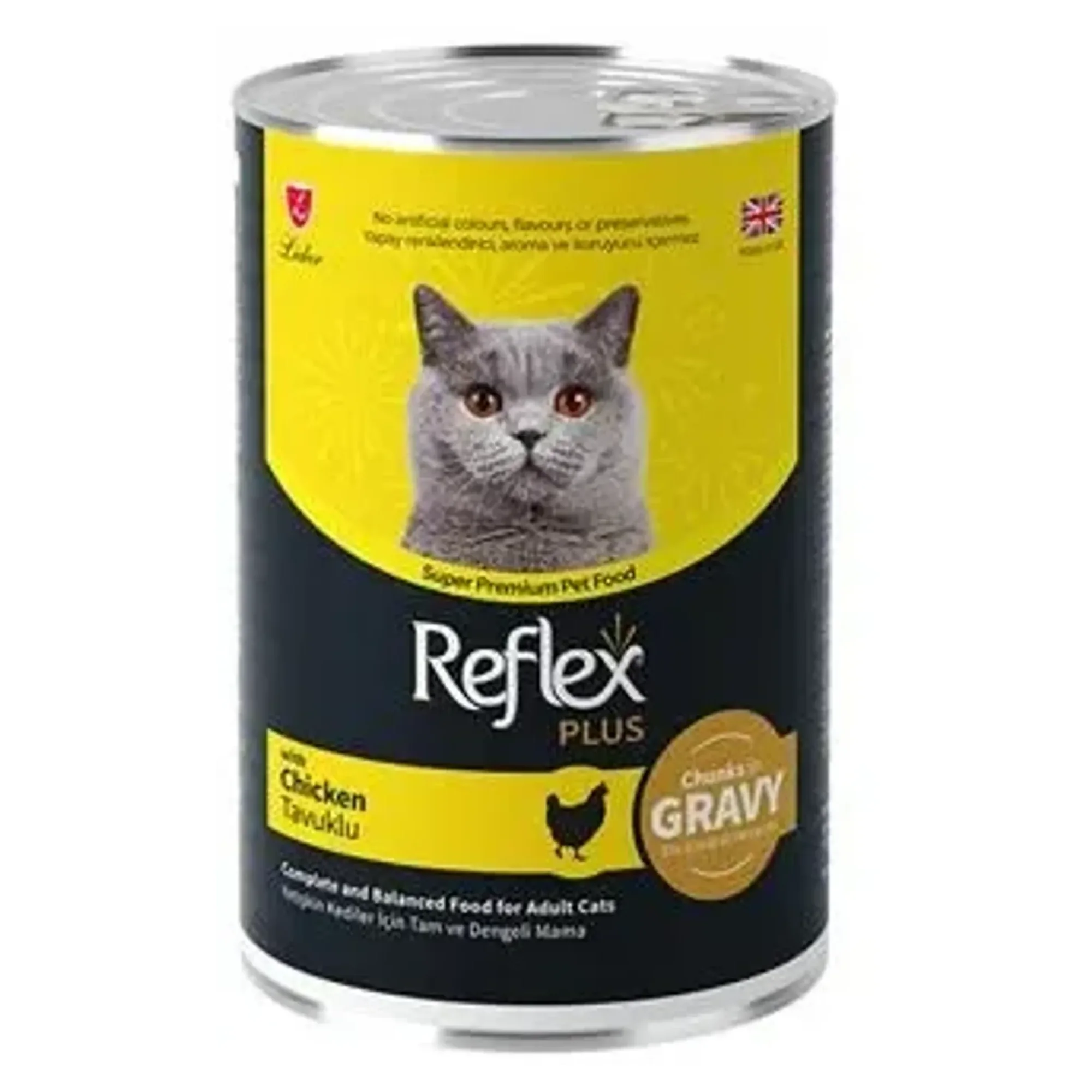 Reflex Plus Reflex Plus Parça Etli Tavuklu Kedi Konservesi 400 G