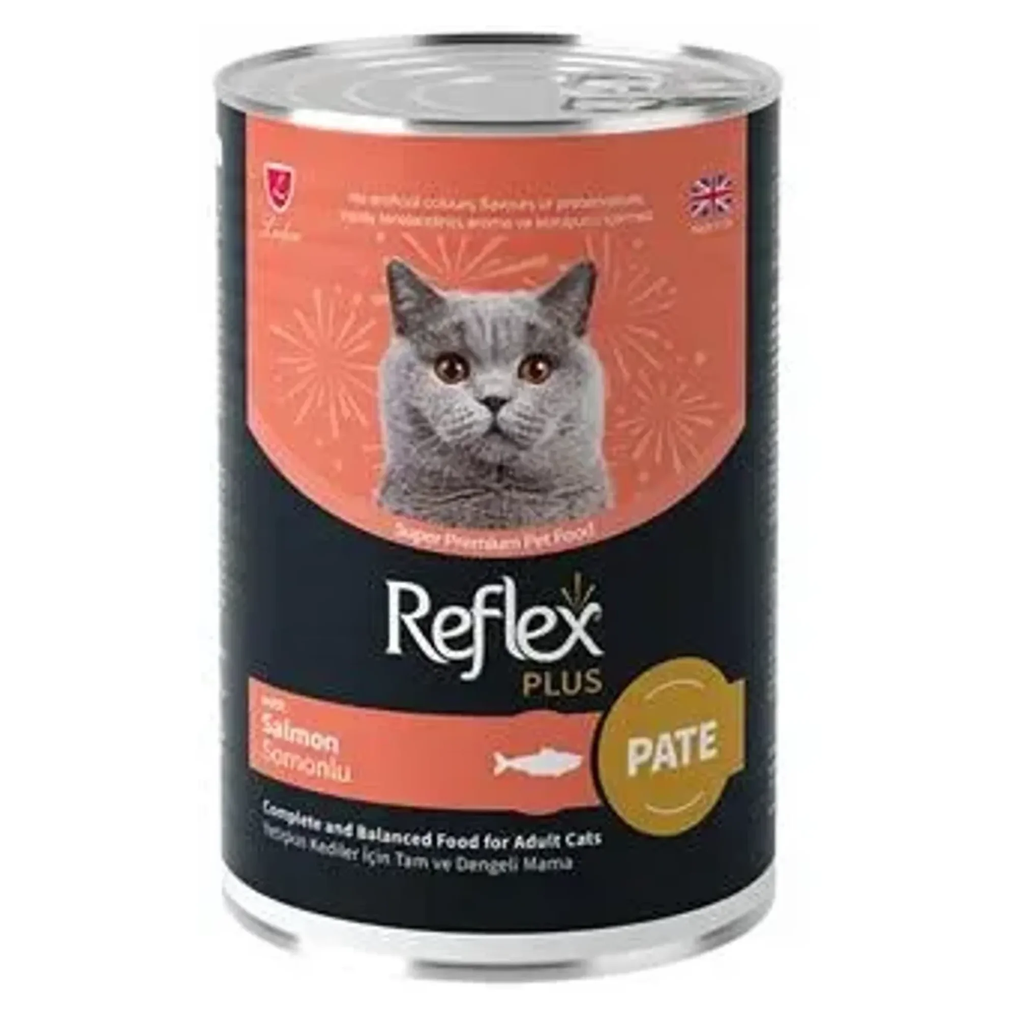 Reflex Plus Pate Somonlu Kedi Konservesi 395 G