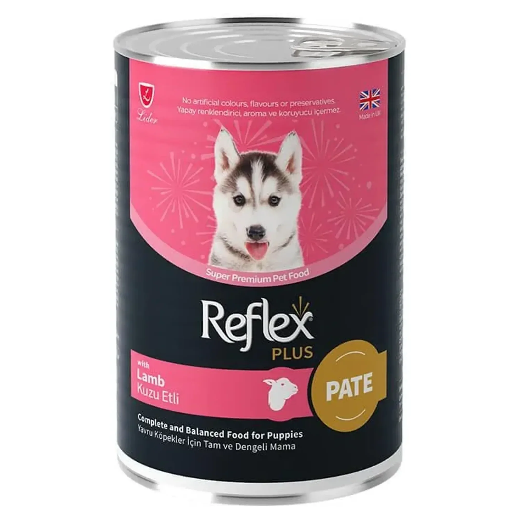 Reflex Plus Pate Etli Yavru Köpek Maması 395 G