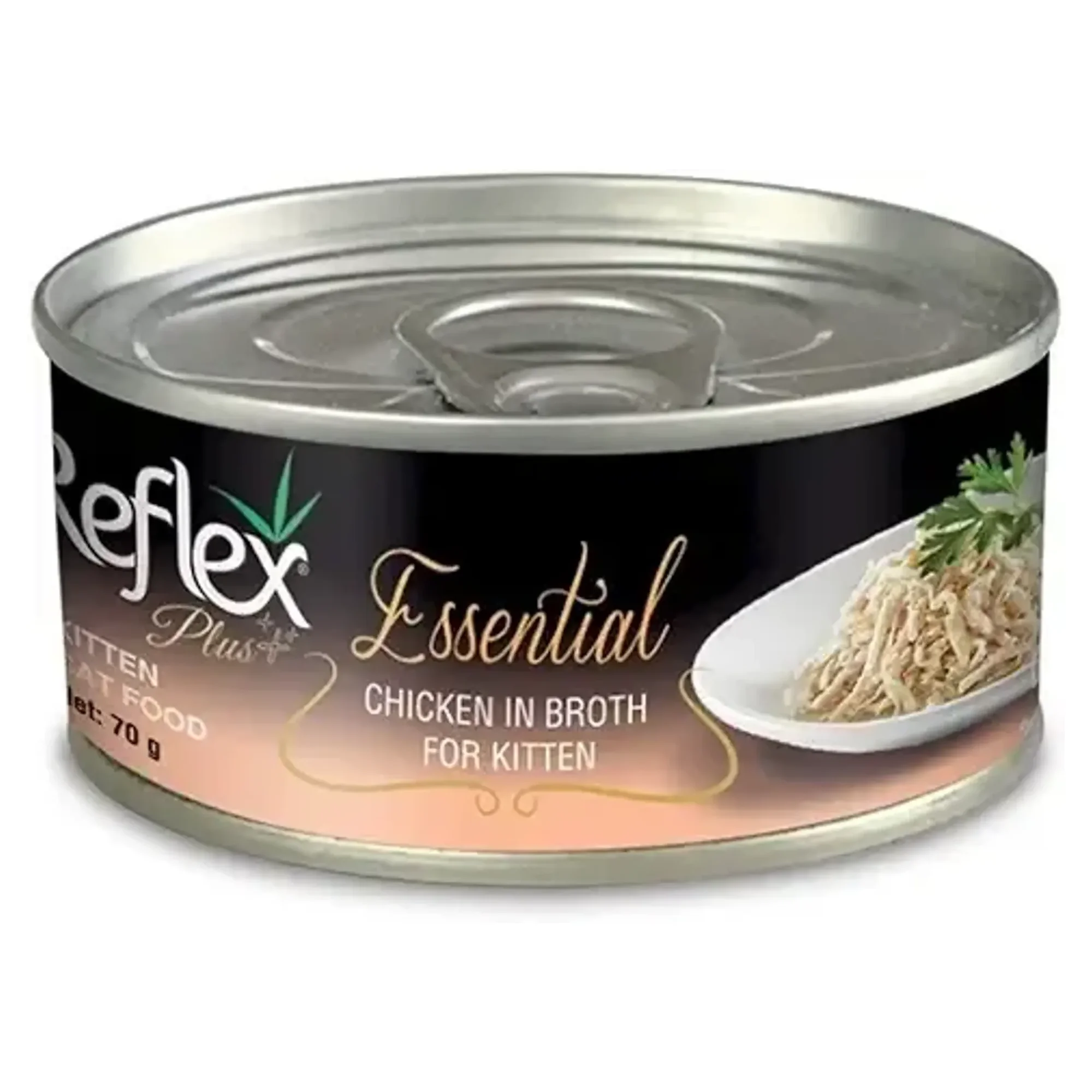 Reflex Plus Essential Tavuklu Et Suyu İçinde Yavru Kedi Yaş Maması 70 G