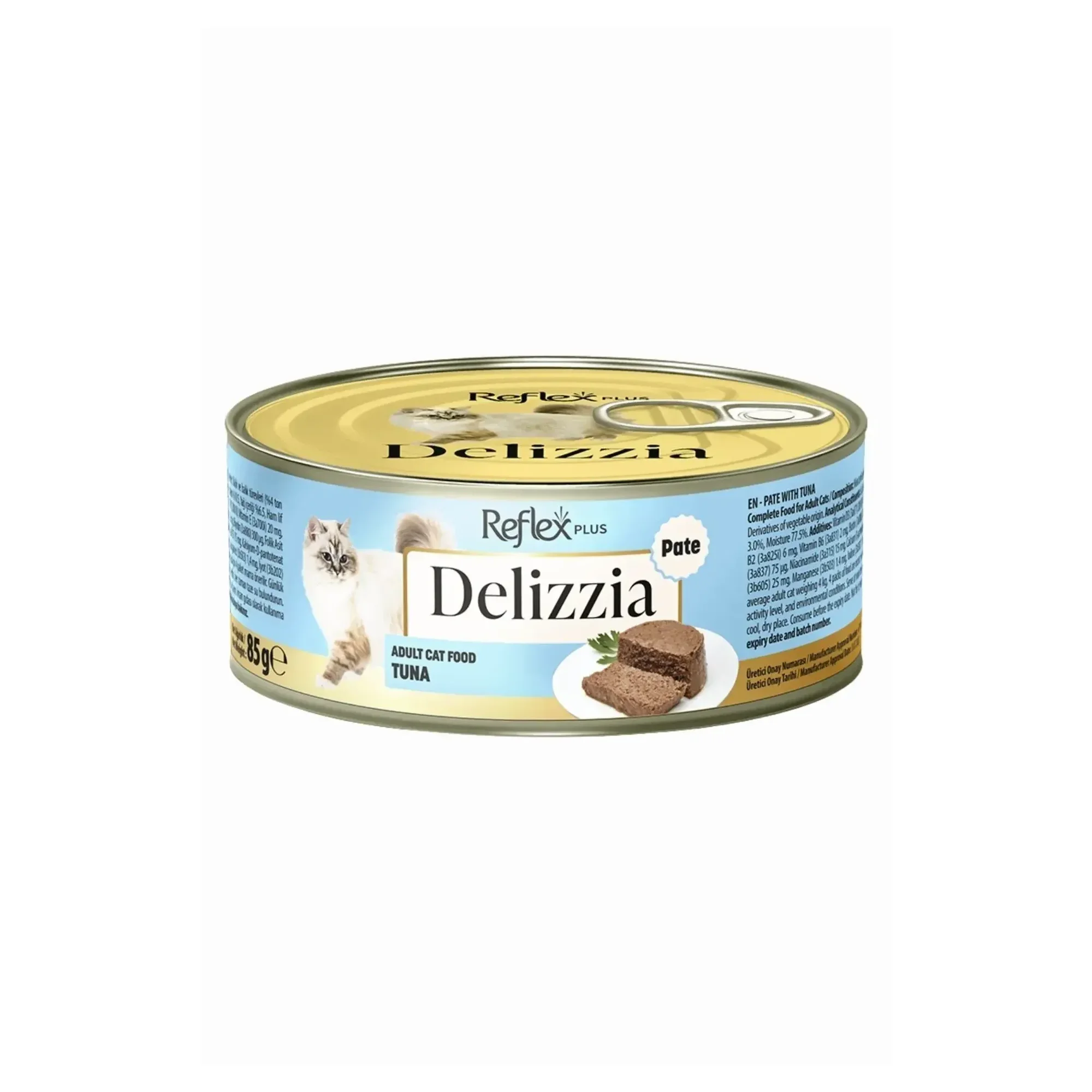 Reflex Plus Reflex Plus Delizzia Kıyılmış Ton Balıklı Yetişkin Kedi Konservesi 85 G