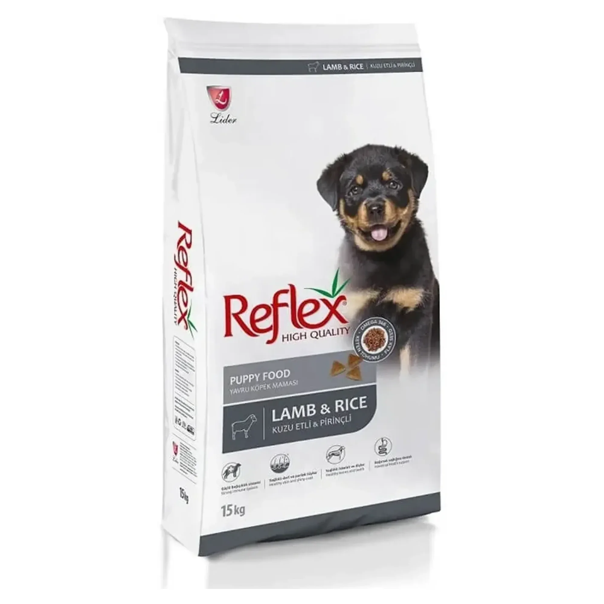 Reflex Reflex Kuzulu Yavru Kuru Köpek Maması 15 Kg