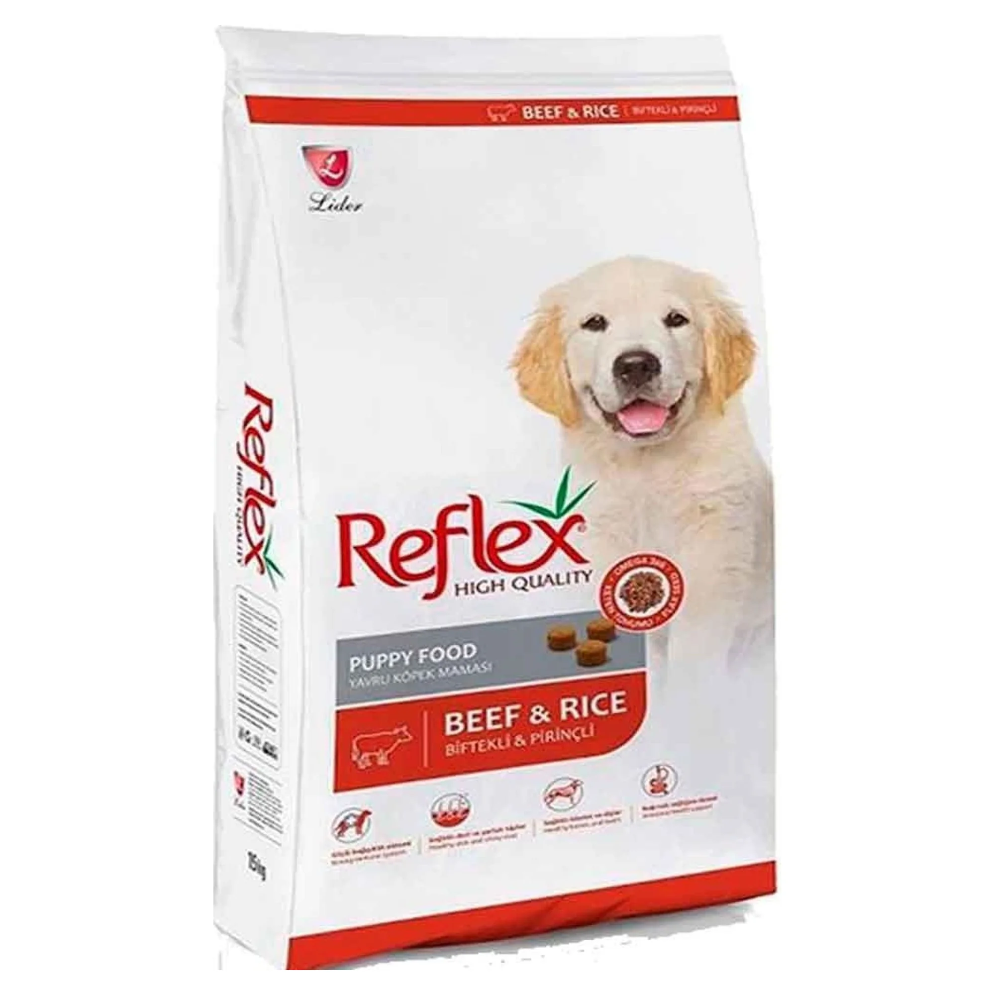 Reflex Reflex Yavru Köpek Maması  Biftekli 15 KG