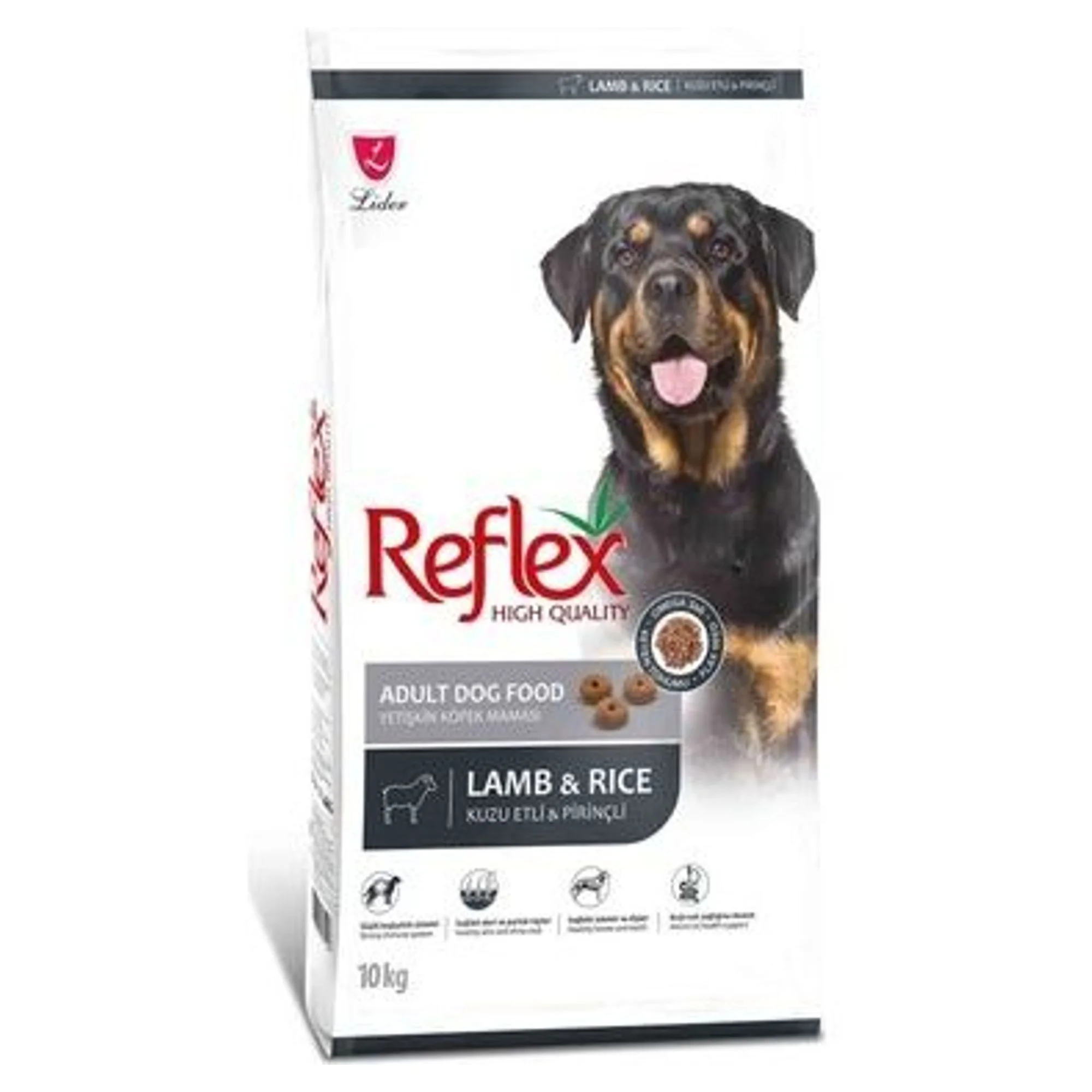 Reflex Reflex Kuzu Etli & Pirinçli Yetişkin Köpek Maması 10KG
