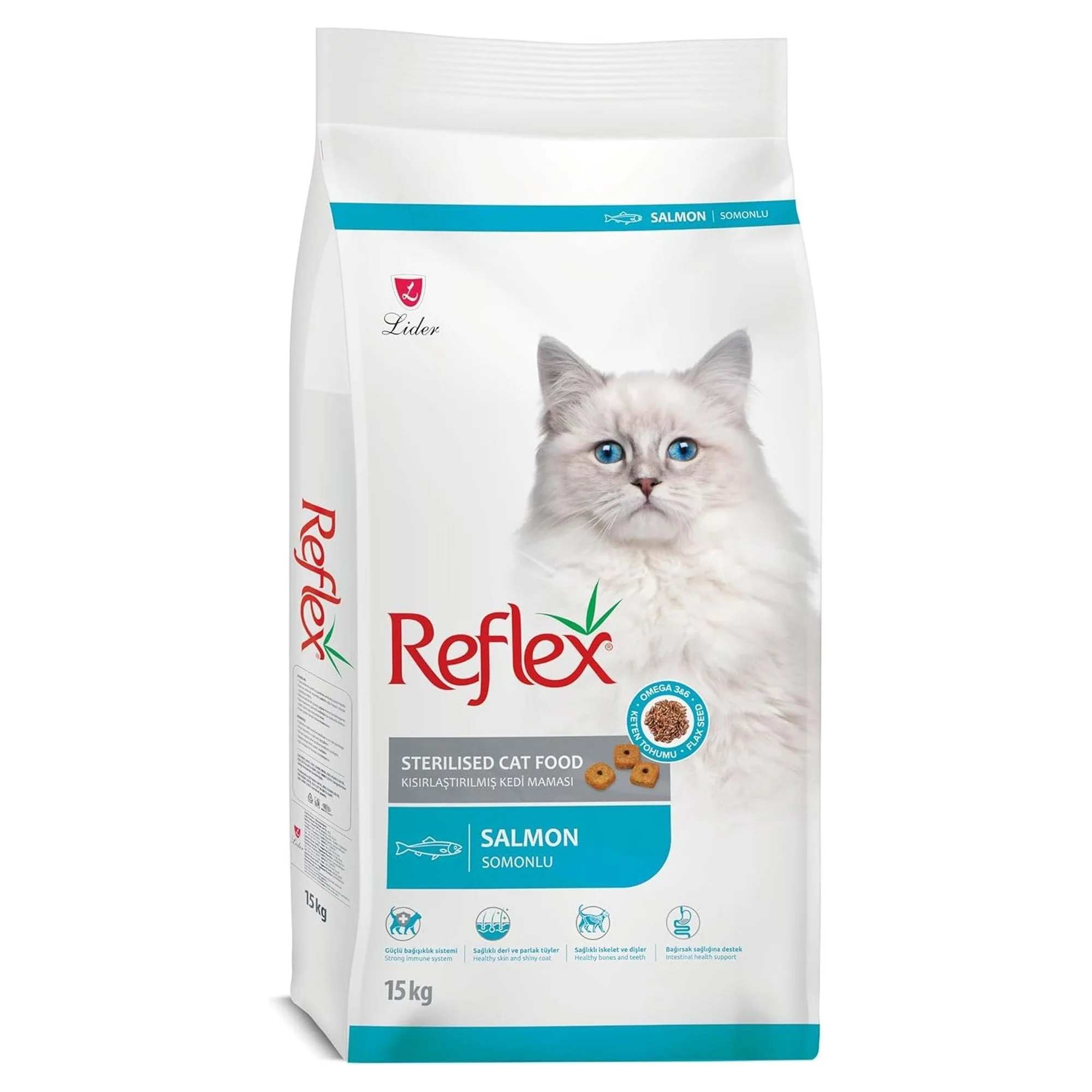 Reflex Sterilised Salmon & Rice Kısırlaştırılmış Kedi Maması 15 KG