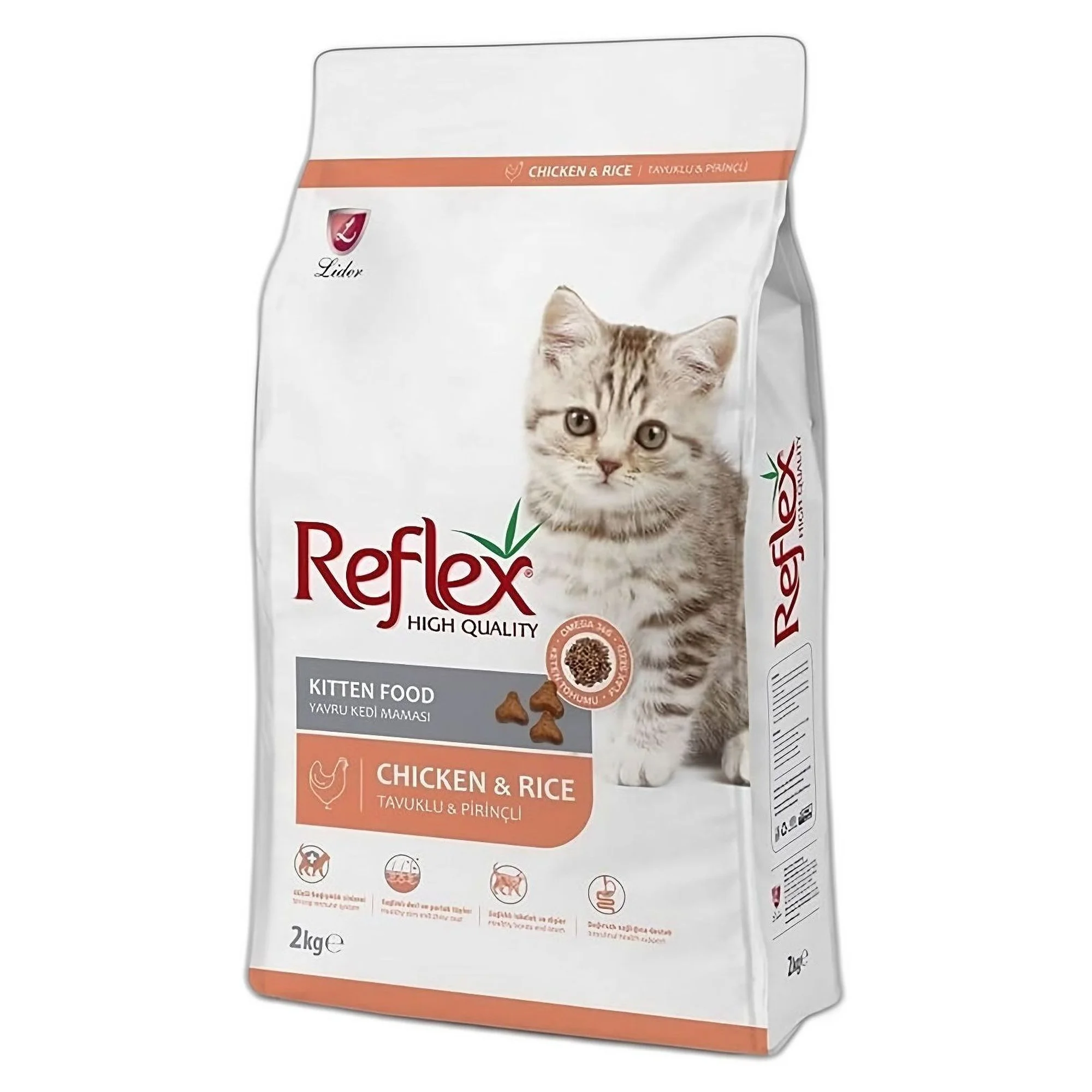 Reflex Reflex Tavuklu Yavru Kedi Maması 15 KG+1 KG