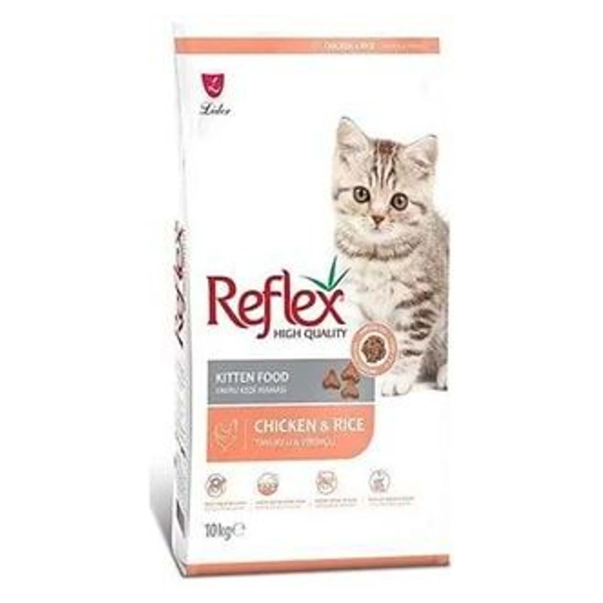 Reflex Reflex Tavuklu & Pirinçli Yavru Kedi Maması 10KG