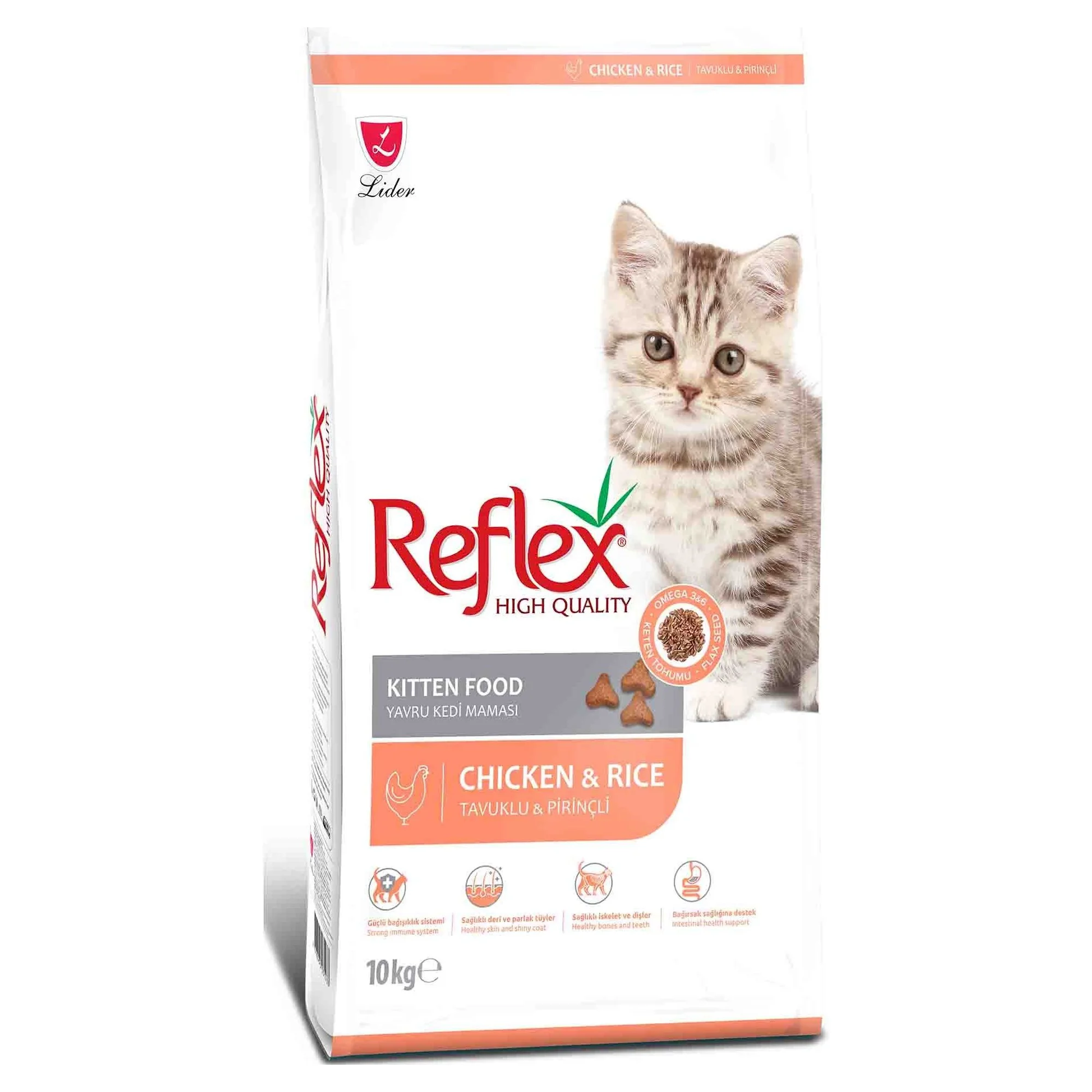 Reflex Tavuklu & Pirinçli Yavru Kedi Maması 10KG