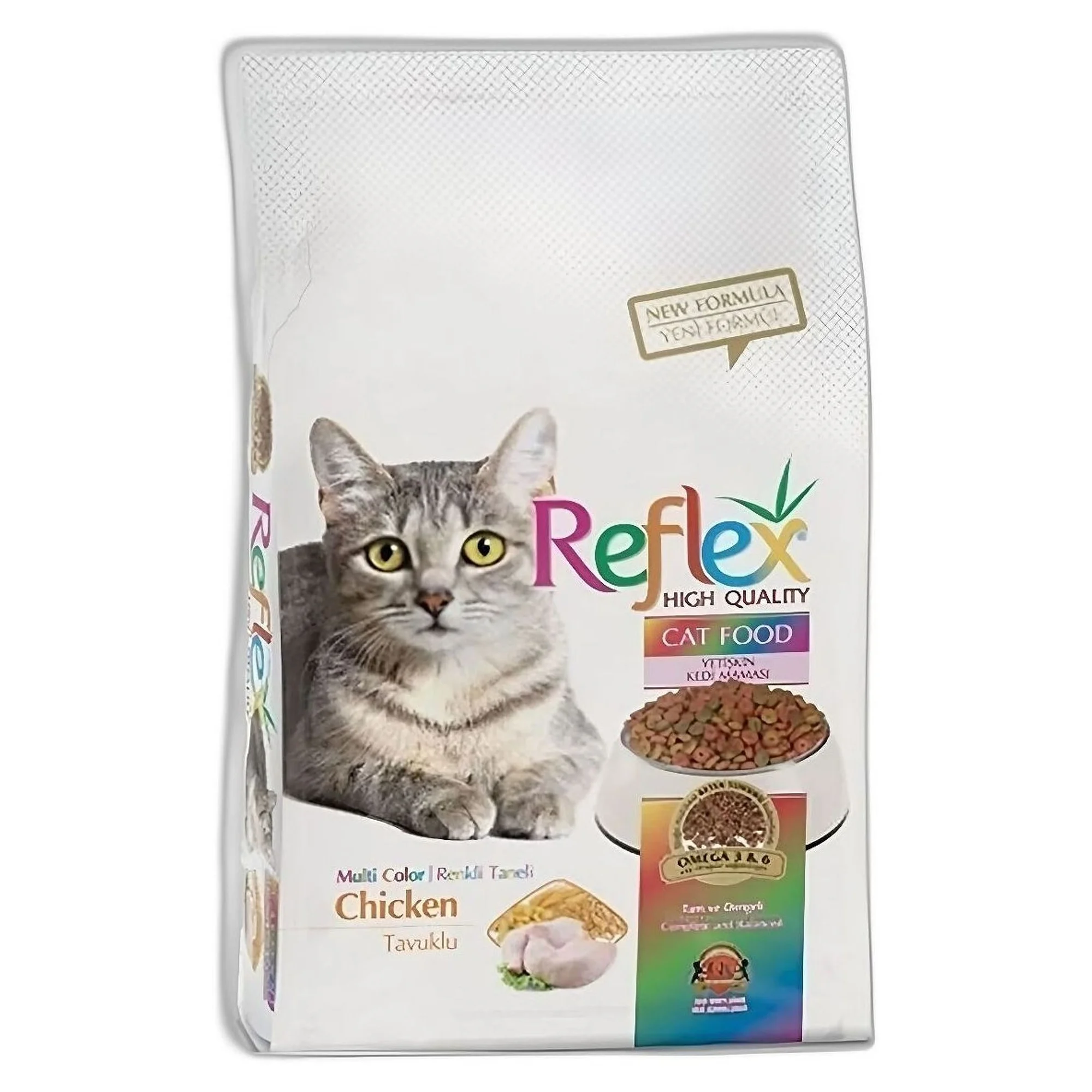 Reflex Reflex Renkli Yetişkin Kedi Maması 3 KG