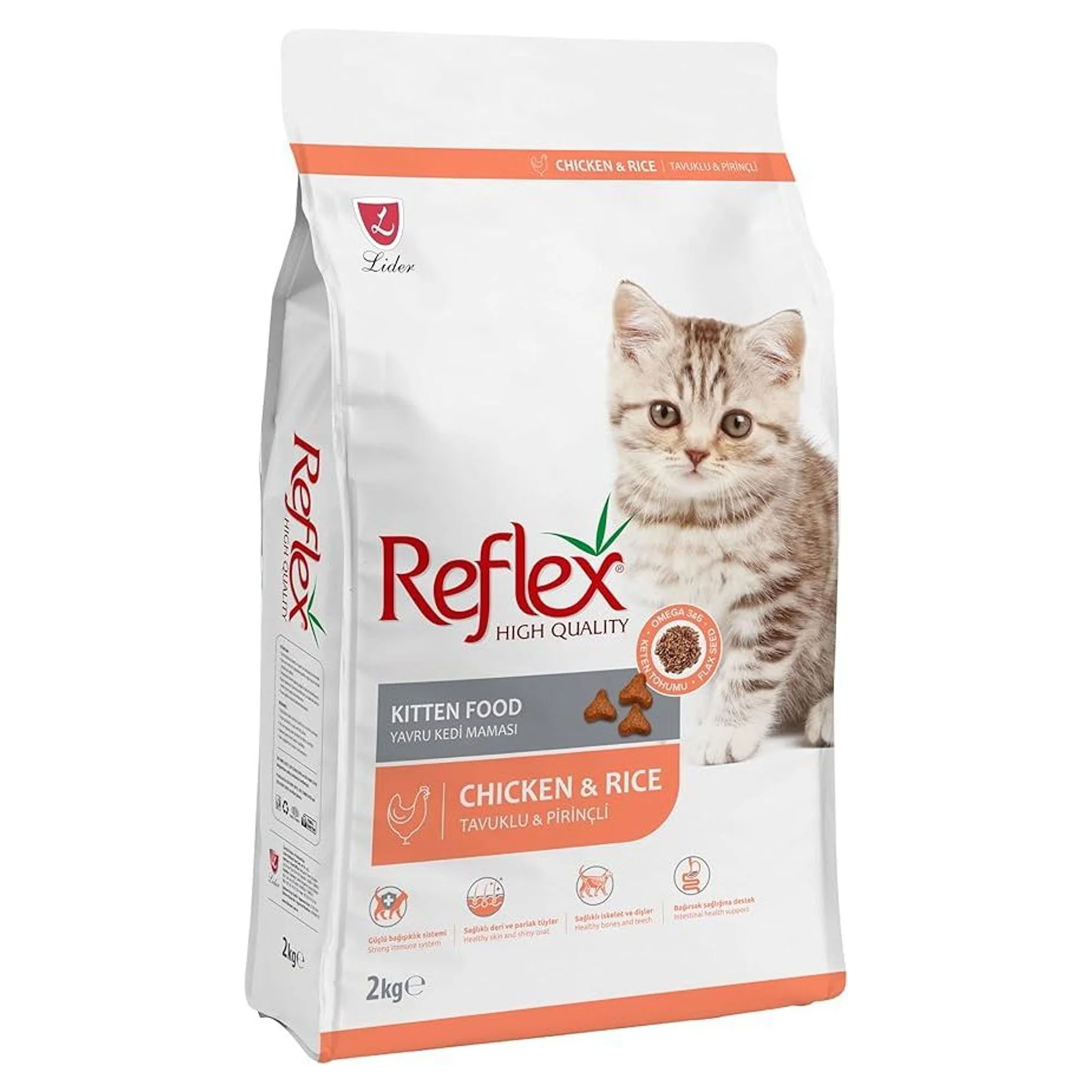 Reflex Tavuklu & Pirinçli Yavru Kedi Maması 2KG