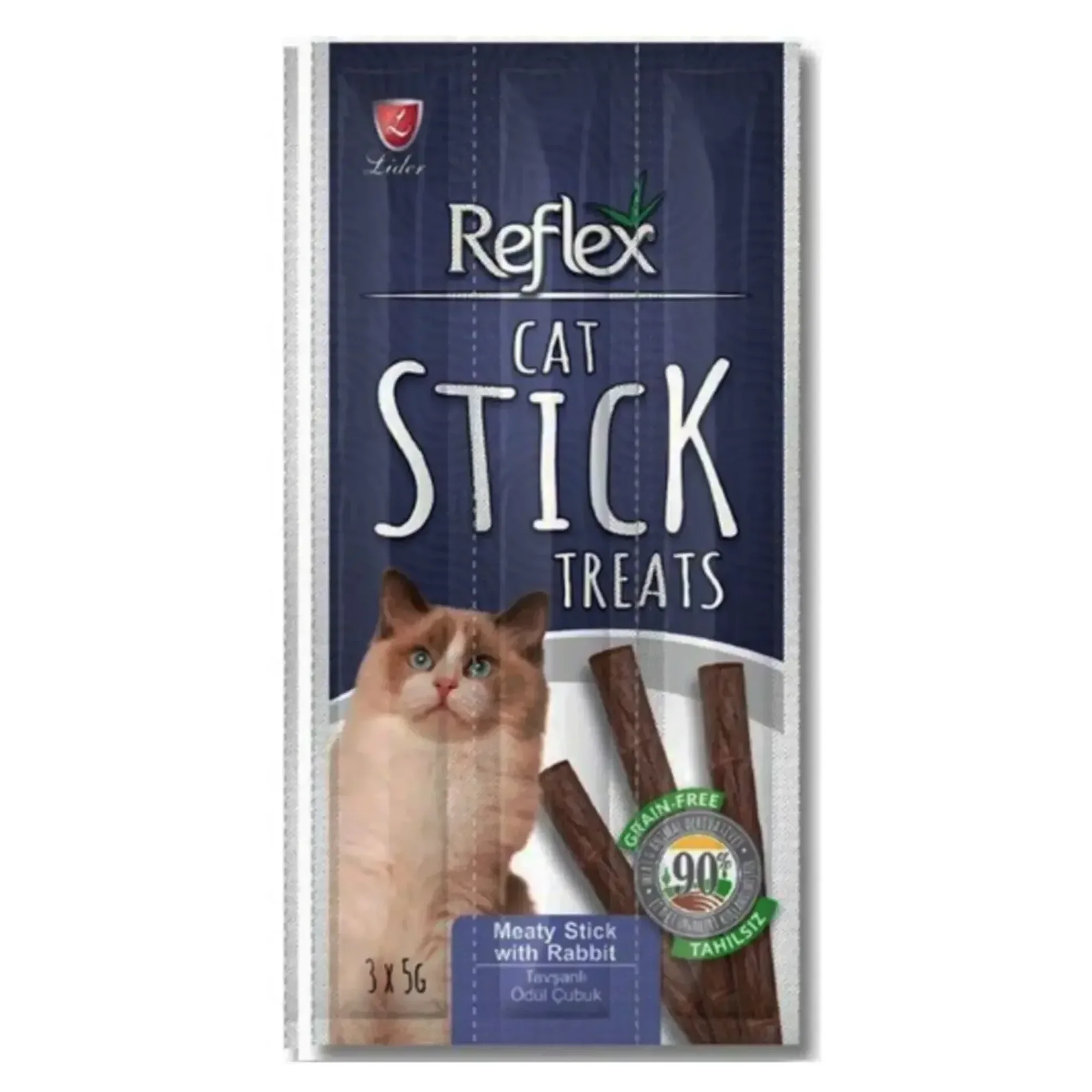 Reflex Plus Reflex Kedi Ödül Sticks Tavşan 3*5G
