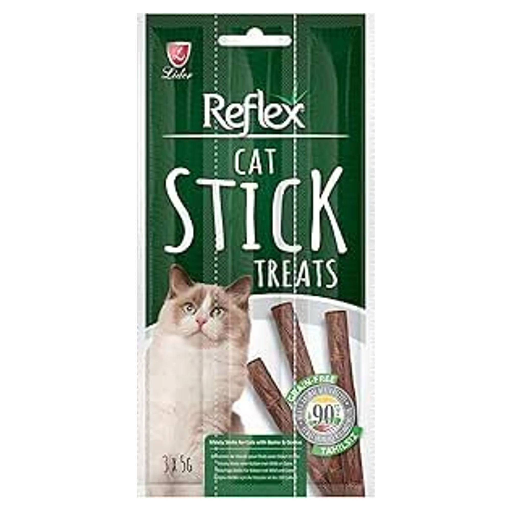 Reflex Plus Av Hayvanı Ve Kaz Etli Çubuk Yetişkin Kedi Ödül Maması 3*5G