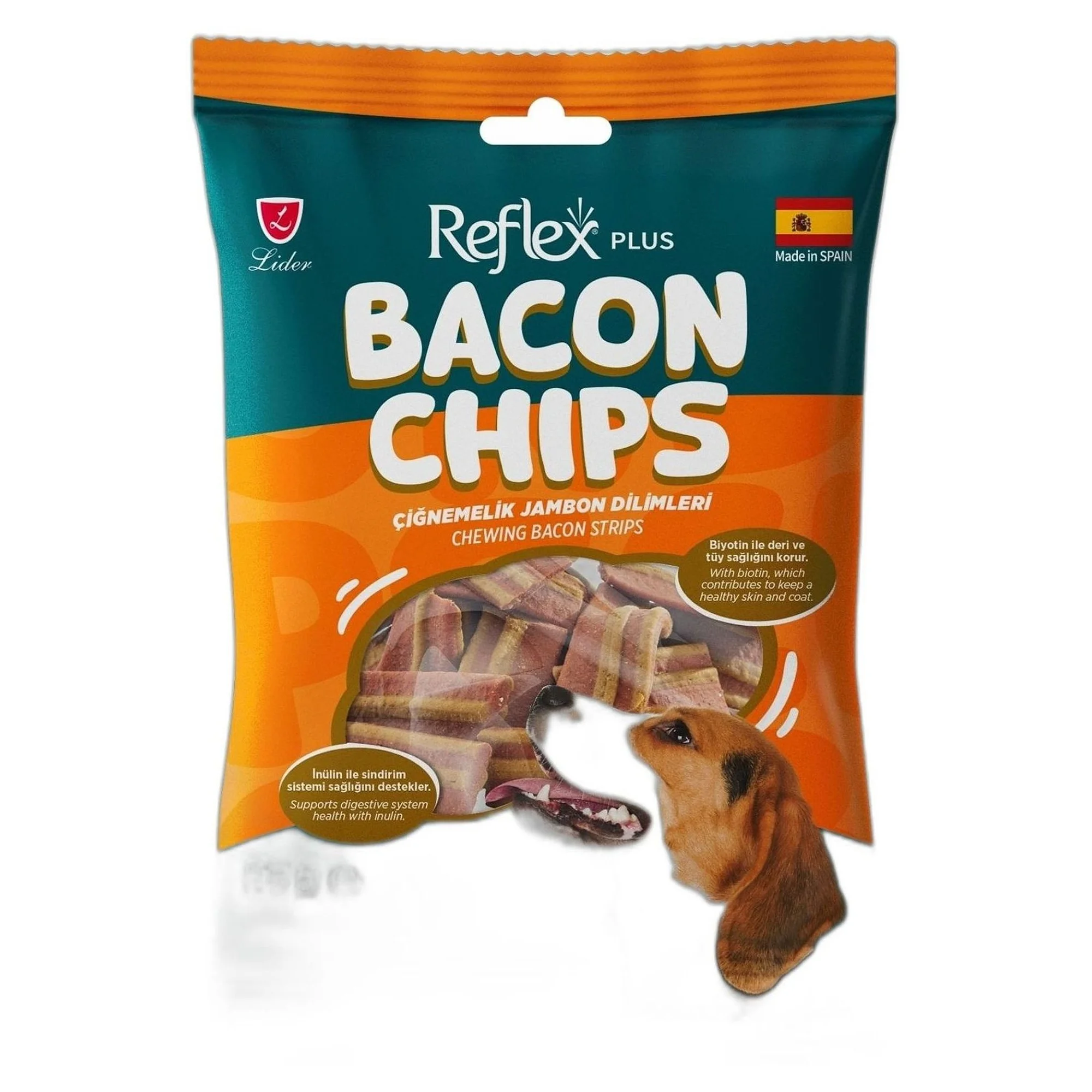 Reflex Plus Bacon Chips Jambonlu Dilim Köpek Ödül Maması 85 G