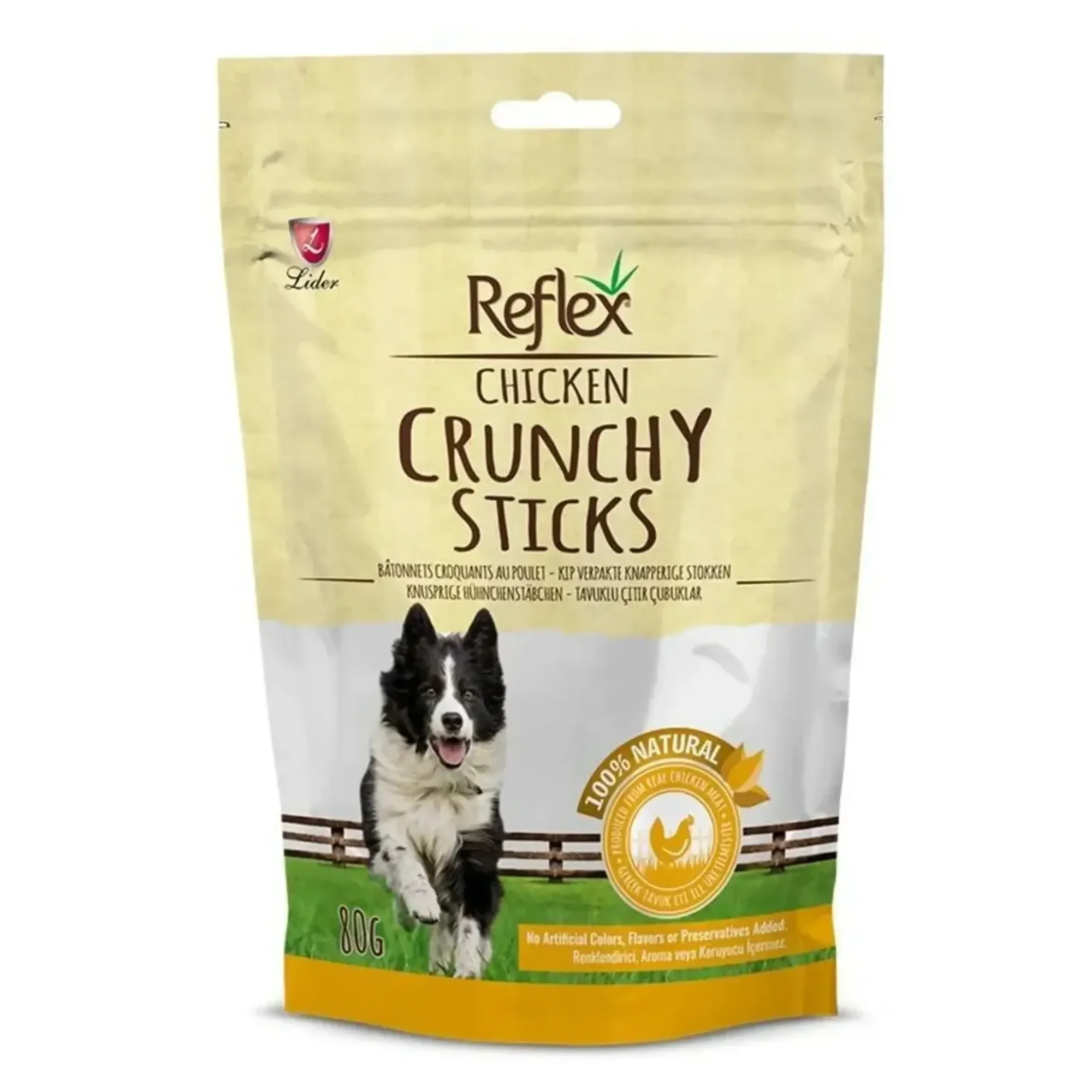 Reflex Reflex Köpek Tavuk Parçalı Çıtır Çubuk 80 G