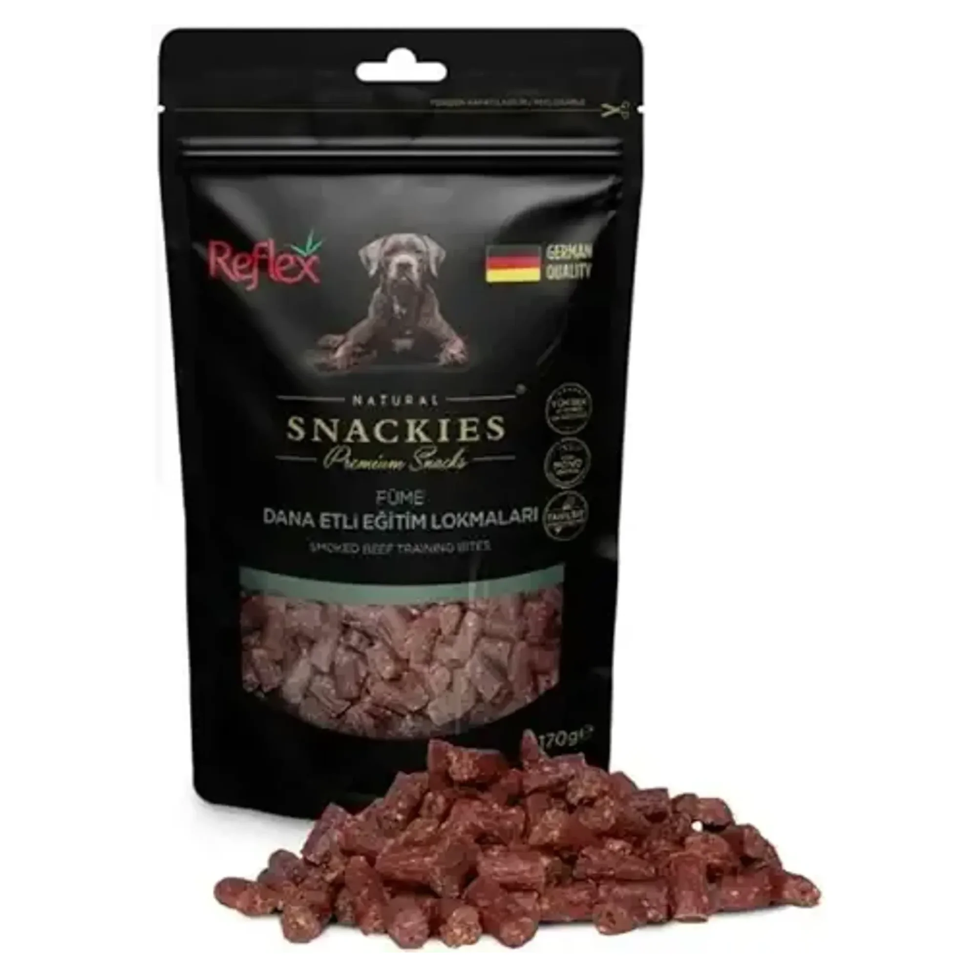 Reflex Reflex Snackies Füme Dana Etli Eğitim Lokmaları 170 G