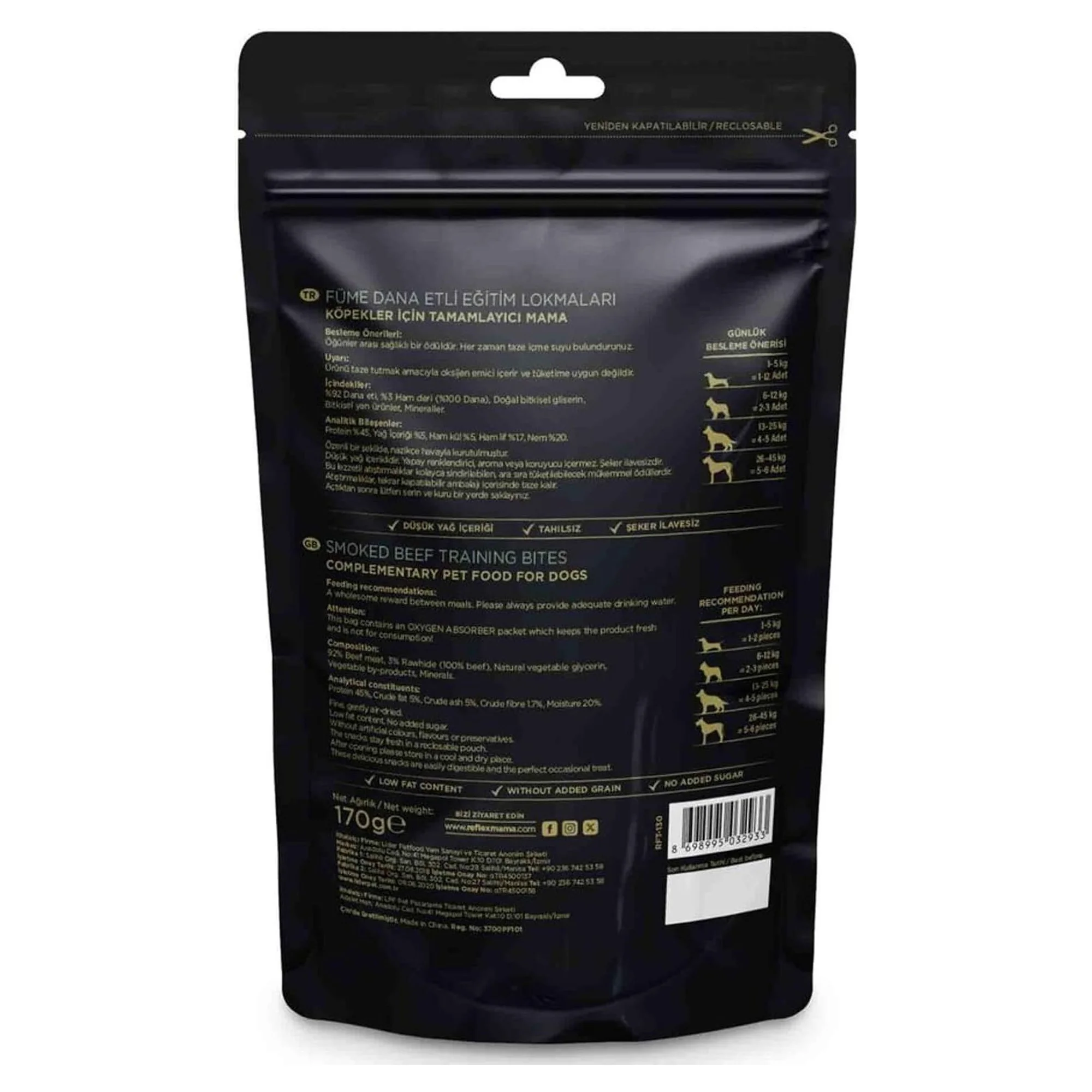 Reflex Snackies Füme Dana Etli Eğitim Lokmaları 170 G — Yarı Yumuşak — Görsel 2