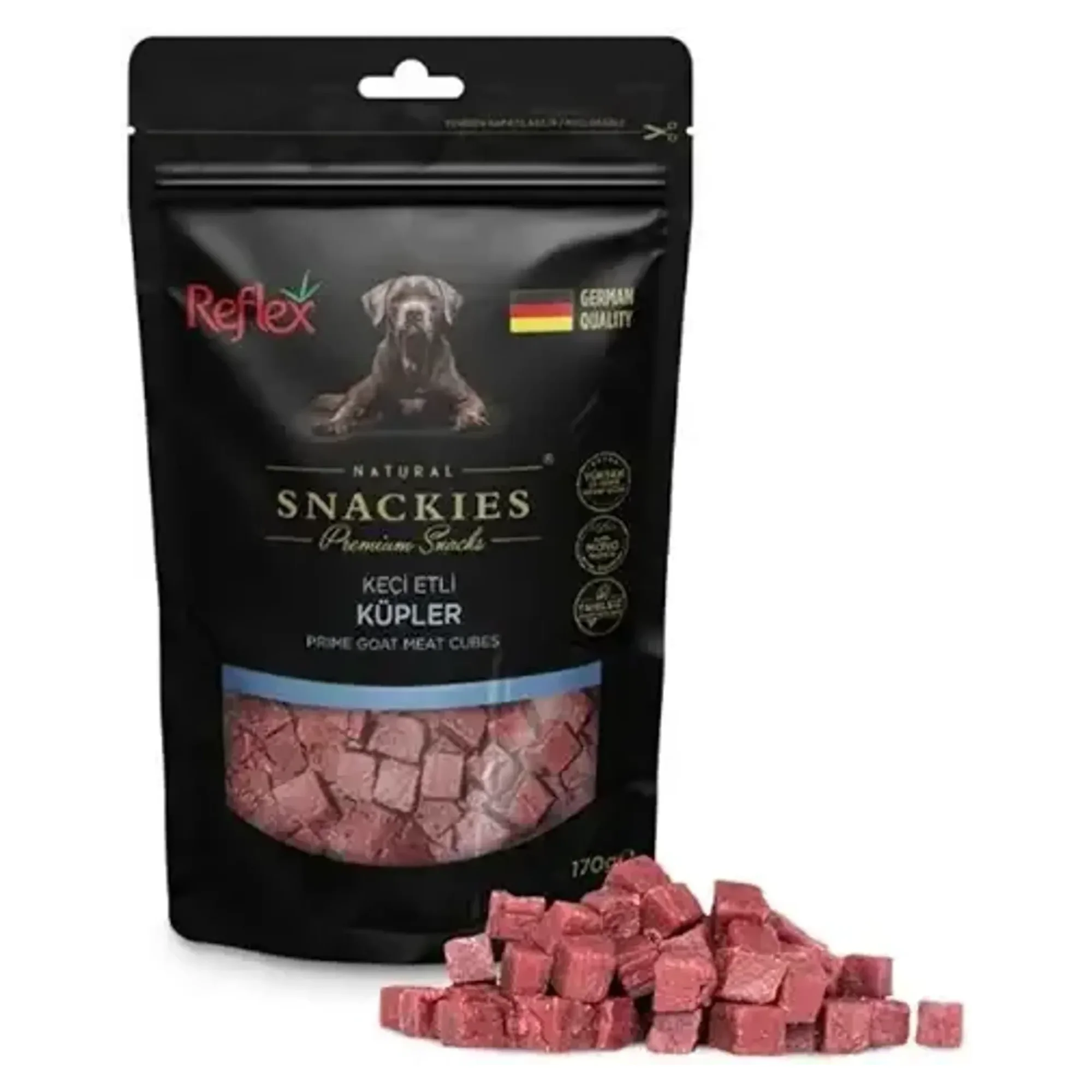 Reflex Reflex Snackies Keçi Etli Şeritler 170 G