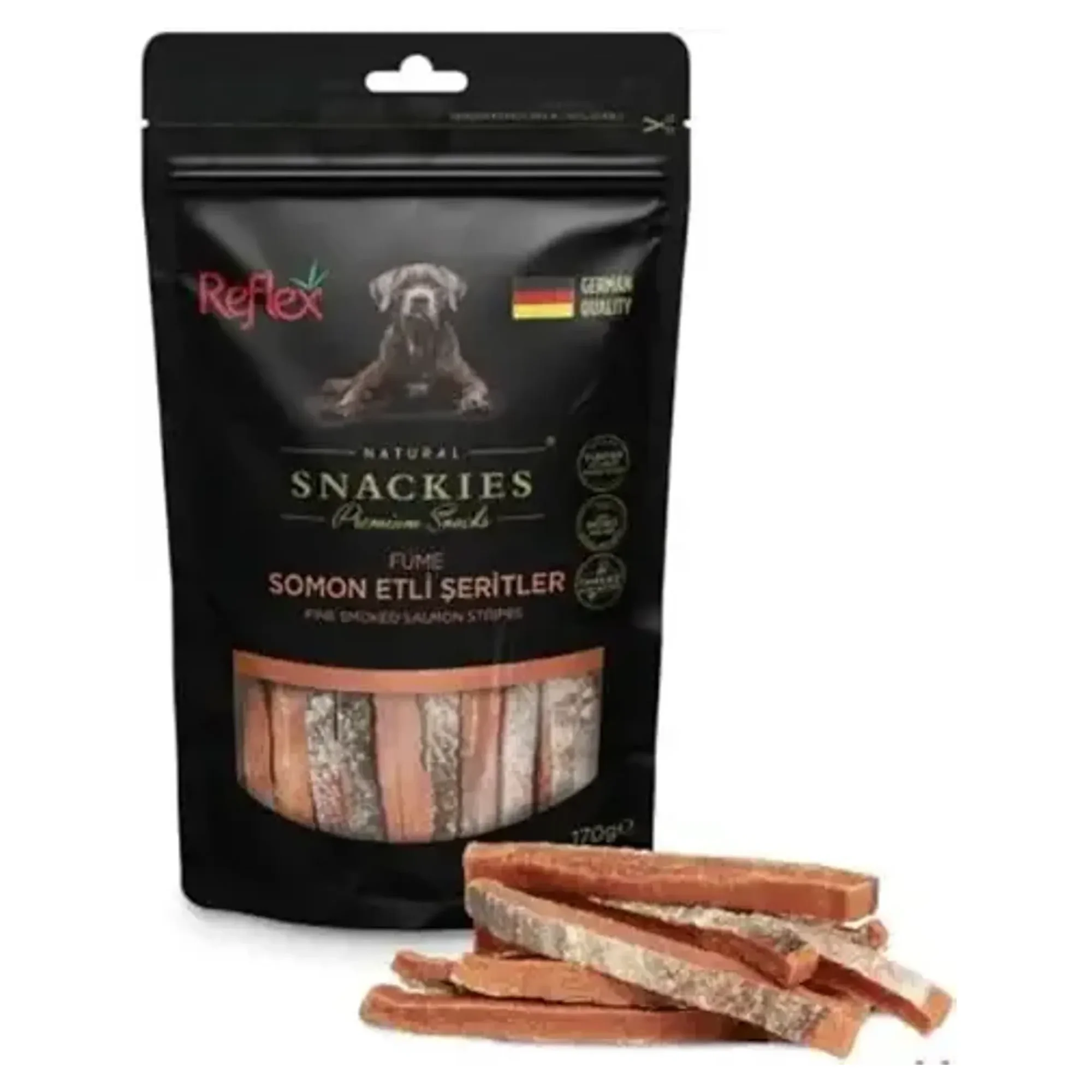 Reflex Reflex Snackies Füme Somon Etli Şeritler 170 G