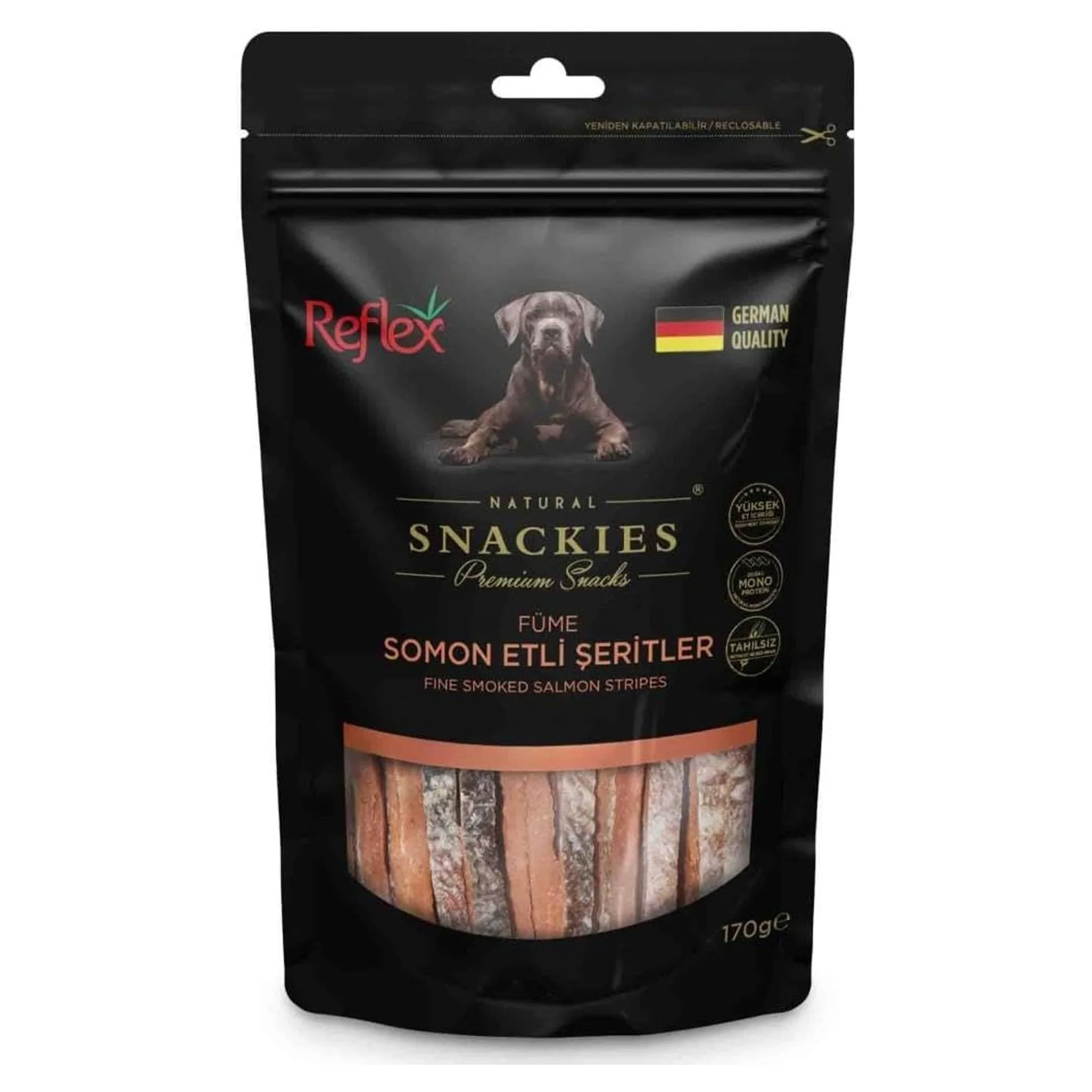 Reflex Snackies Füme Somon Etli Şeritler 170 G