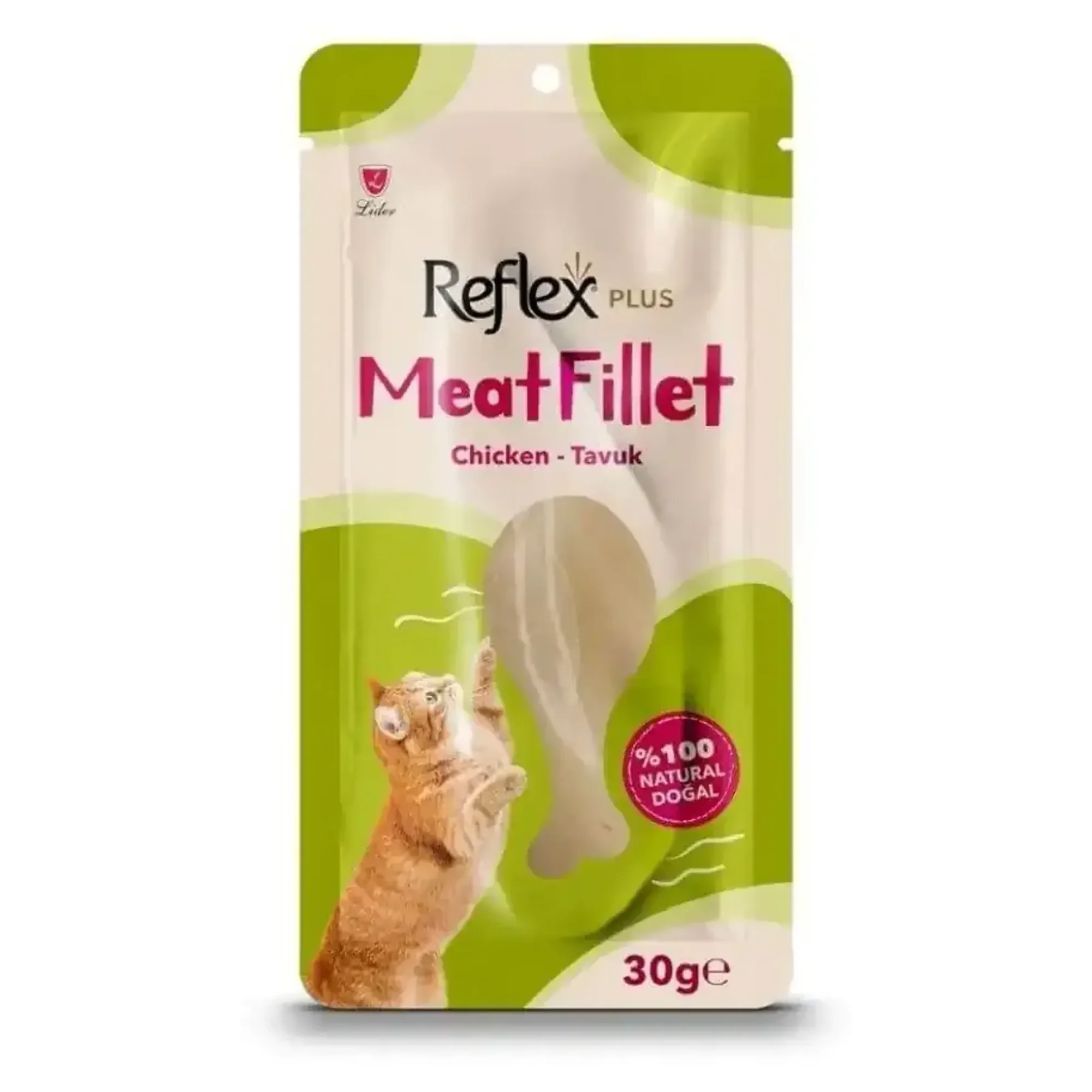Reflex Plus Natural Tavuk Fileto Kedi Ödül Maması 30 G