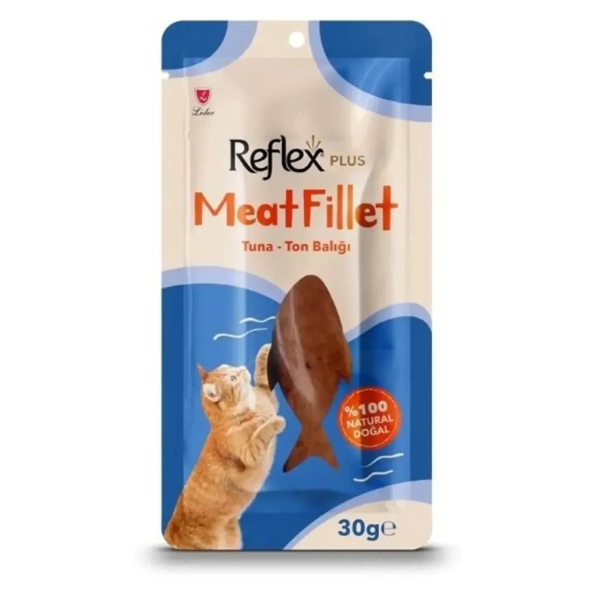 Reflex Plus Meat Fillet Ton Balıklı Fileto Kedi Ödül Maması 30 G