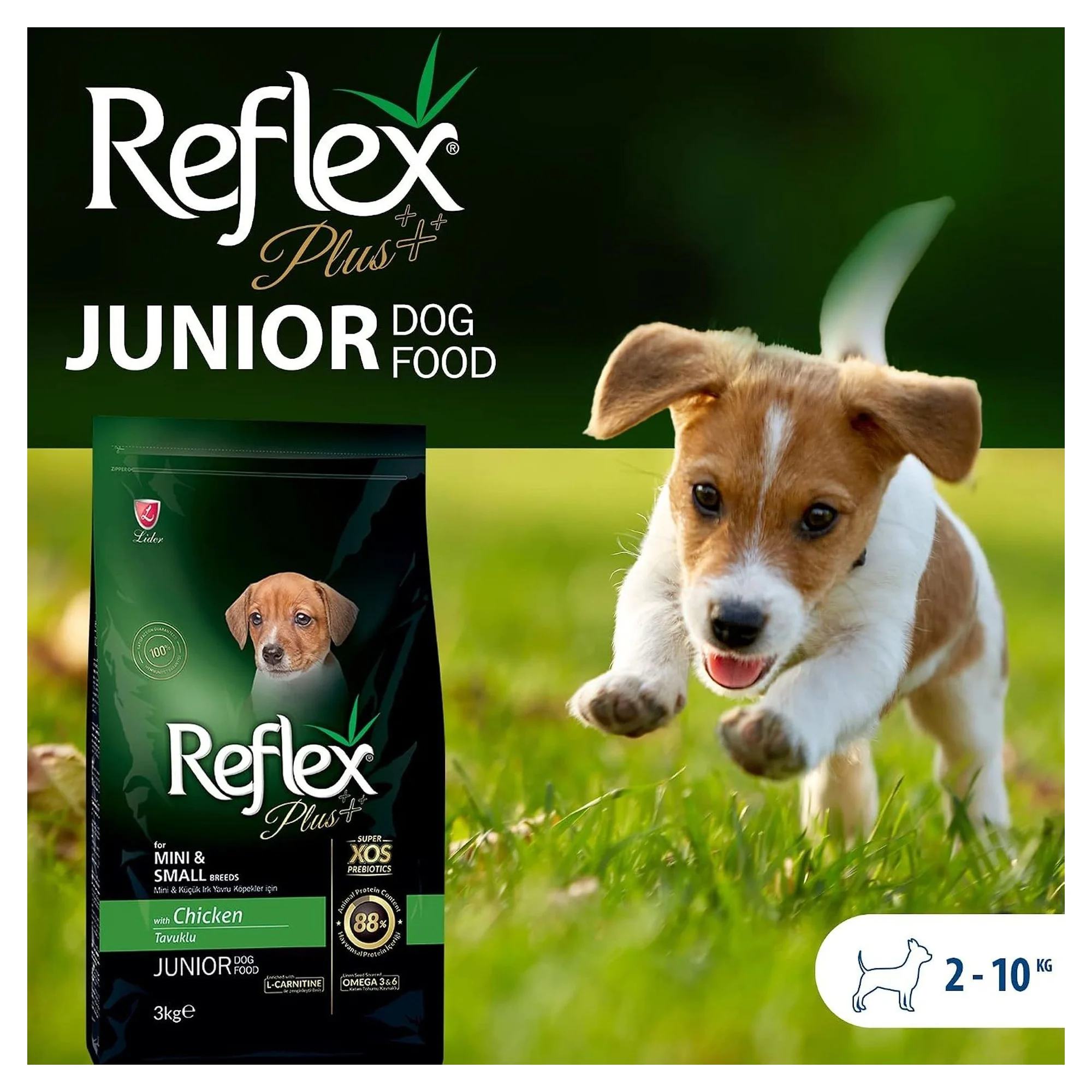 Reflex Plus Tavuklu Mini & Small Yavru Köpek Kuru Köpek Maması 3 KG — Normal, 3 kg — Görsel 4