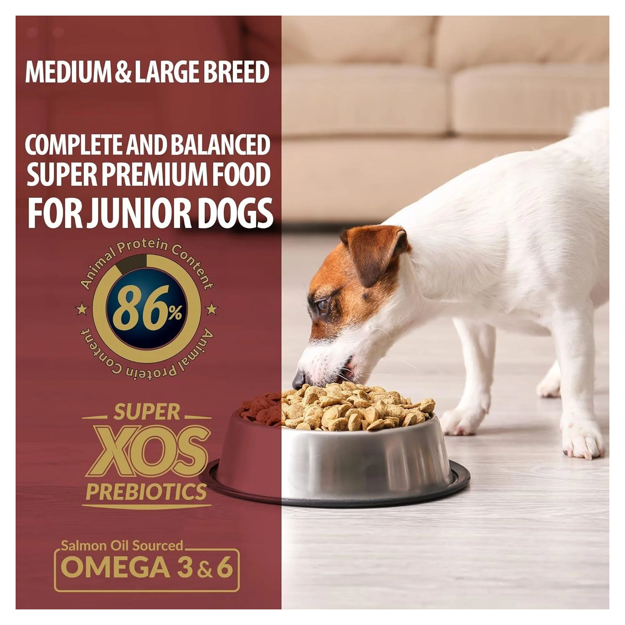 Reflex Plus Kuzulu Medium&Large Yavru Köpek Kuru Maması 3 KG — Normal, 3.1 kg — Görsel 2