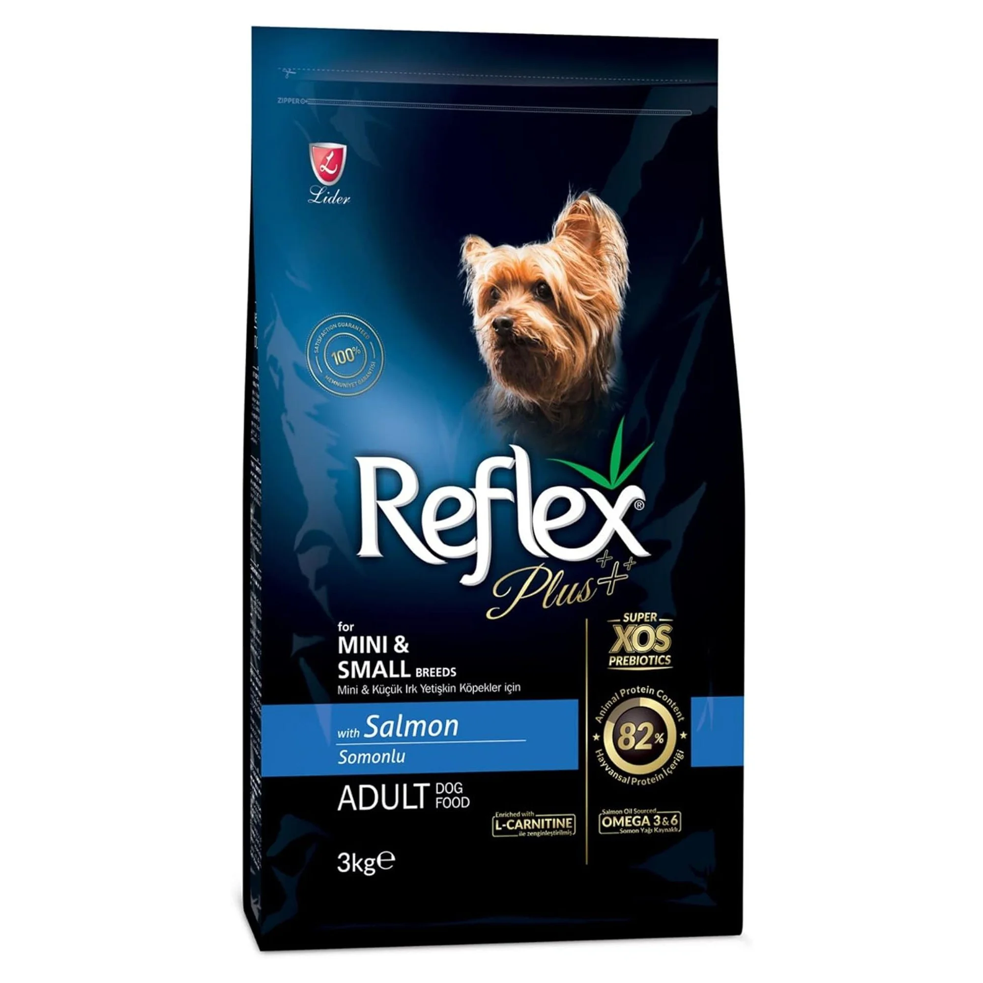 Reflex Plus Somonlu Mini&Small Yetişkin Köpek Kuru Maması 3 KG